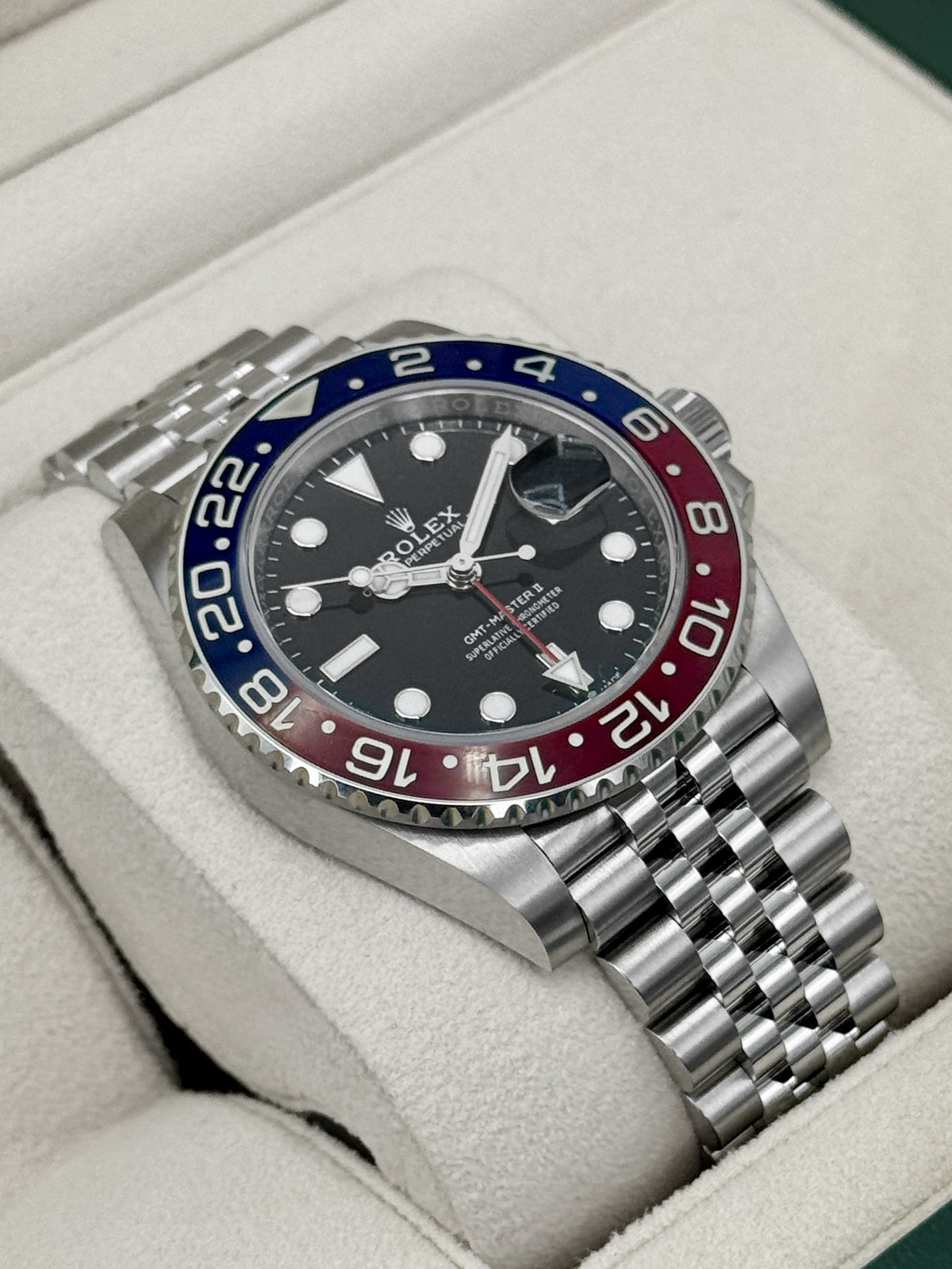 NEW 2024 Rolex GMT-Master II "Pepsi" 40mm 126710BLRO Jubilee (STICKERED) - MyWatchLLC