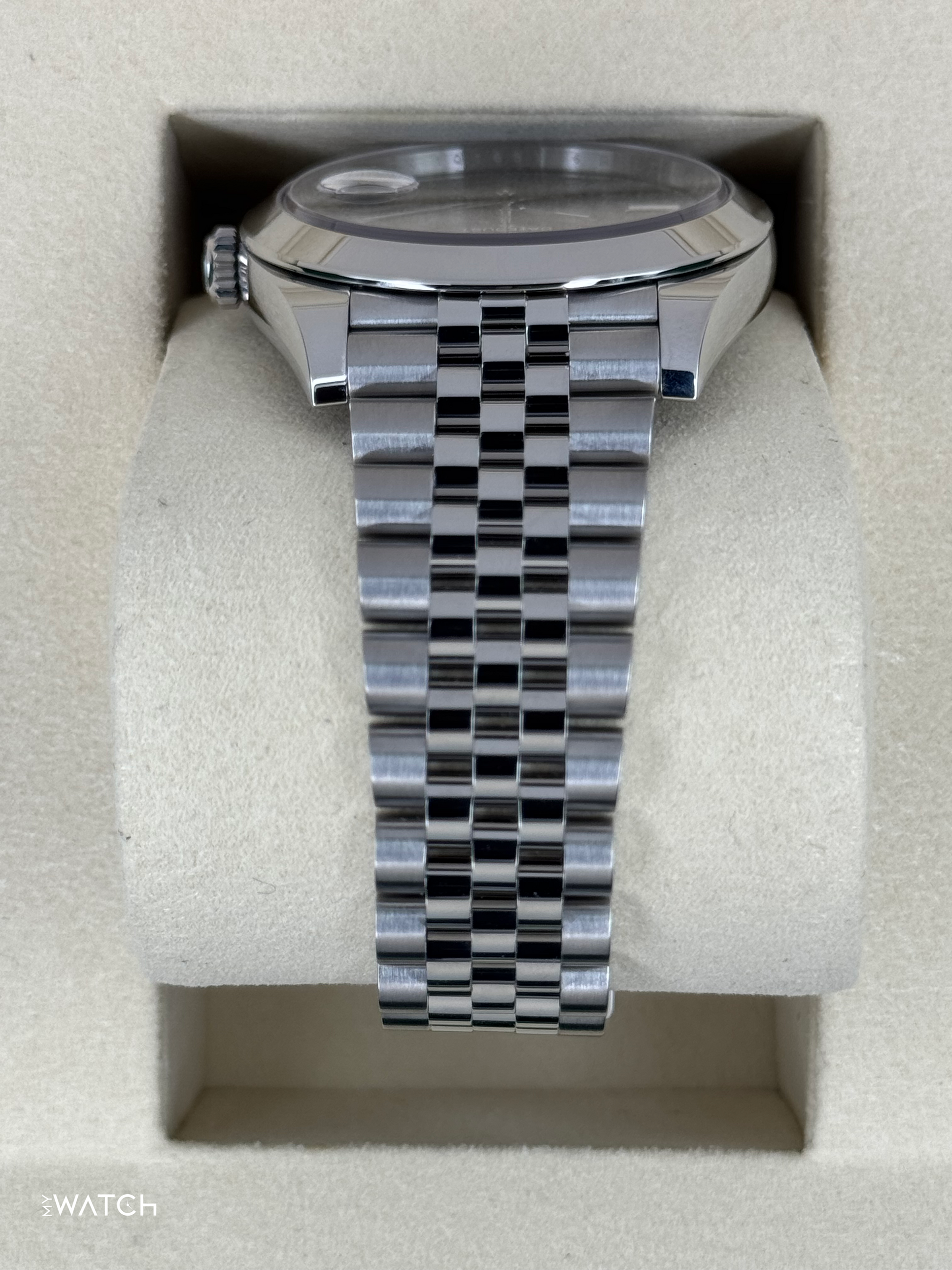 NEW 2025 Rolex Datejust 41mm 126300 Jubilee Wimbledon Dial - MyWatchLLC