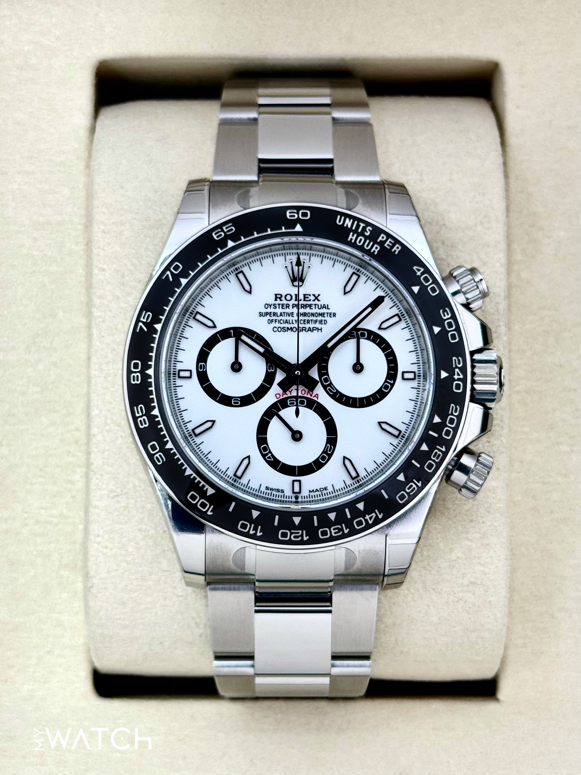 NEW 2025 Rolex Daytona 40mm 126500LN Stainless Steel Panda Dial - MyWatchLLC