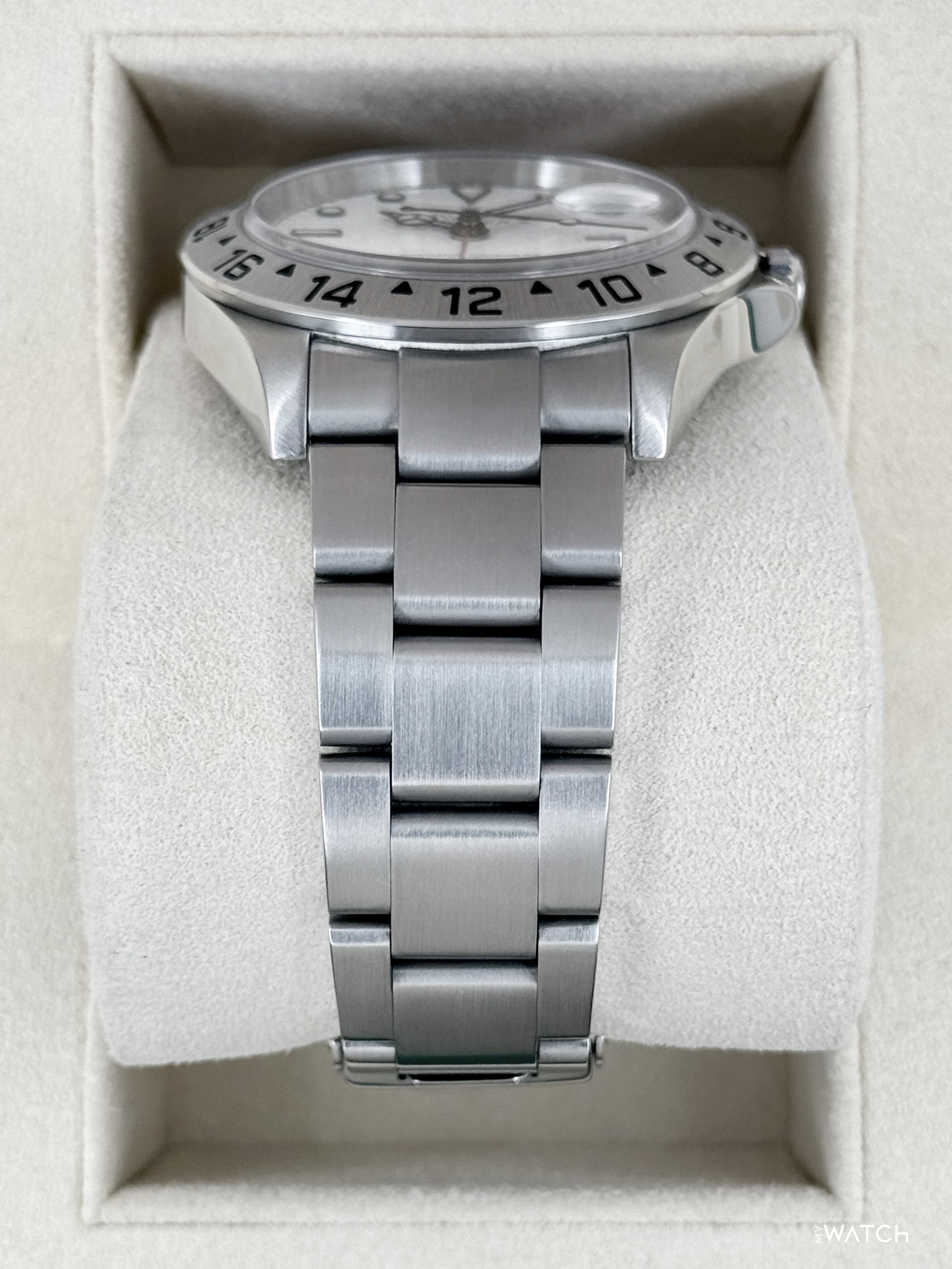 2025 CPO Rolex Explorer II 40mm 16570 Stainless Steel Polar White Dial (CPO) - MyWatchLLC