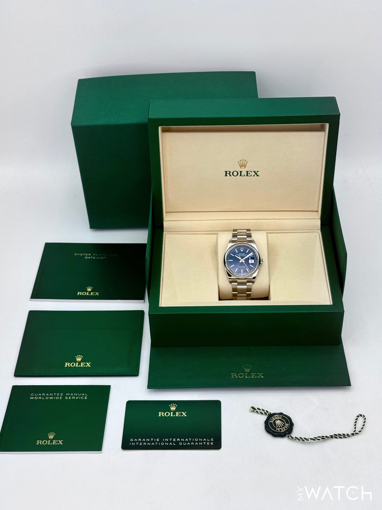 NEW 2025 Rolex Datejust 36mm 126200 Stainless Steel Oyster Blue Dial
