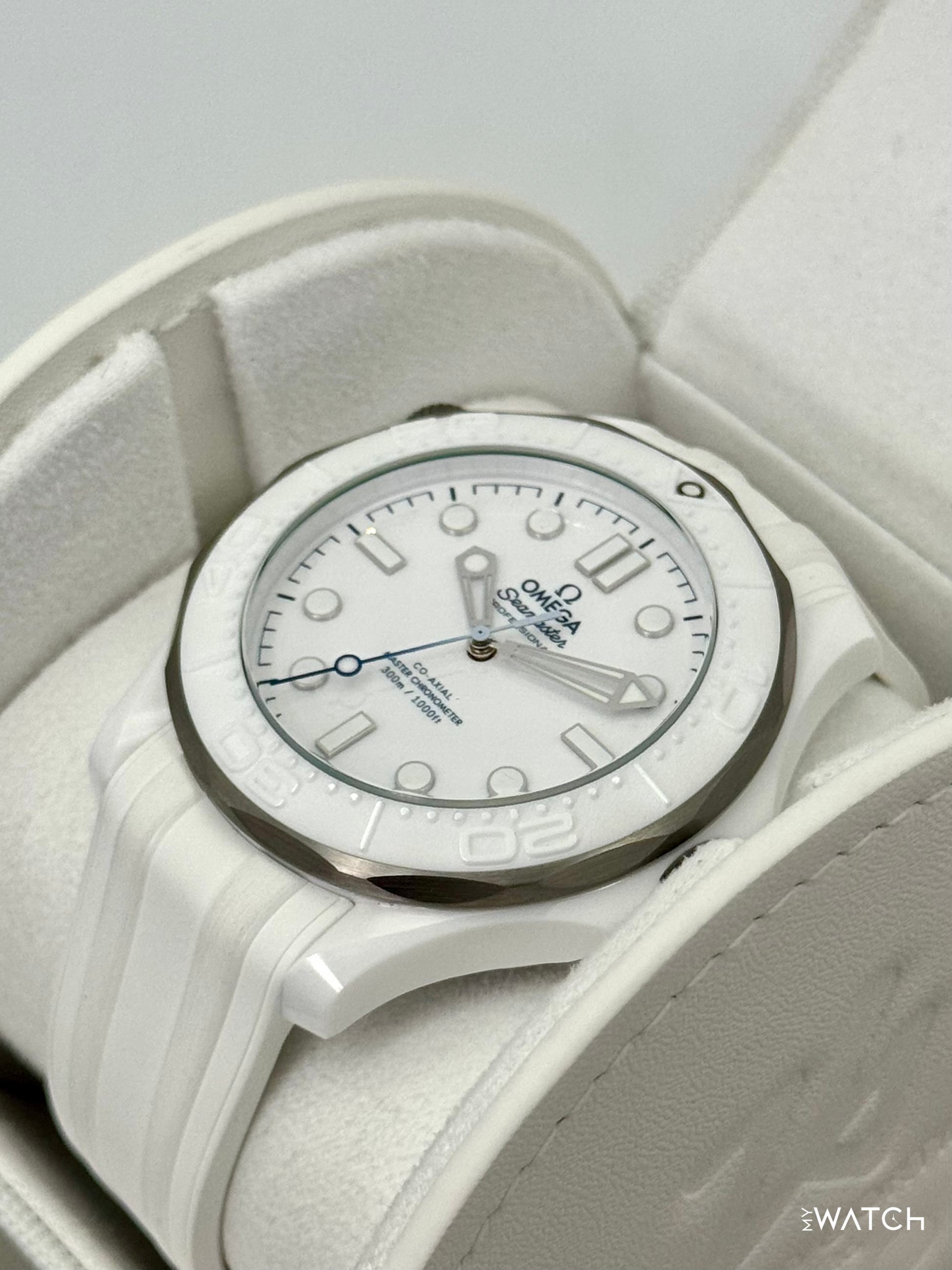 NEW 2026 Omega Seamaster Diver 300M 43.5mm 522.92.44.20.04.001 White - MyWatchLLC