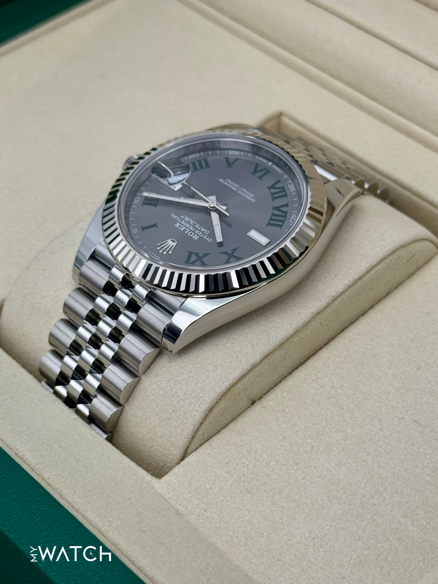 NEW 2025 Rolex Datejust 41mm 126334 Jubilee Wimbledon Dial