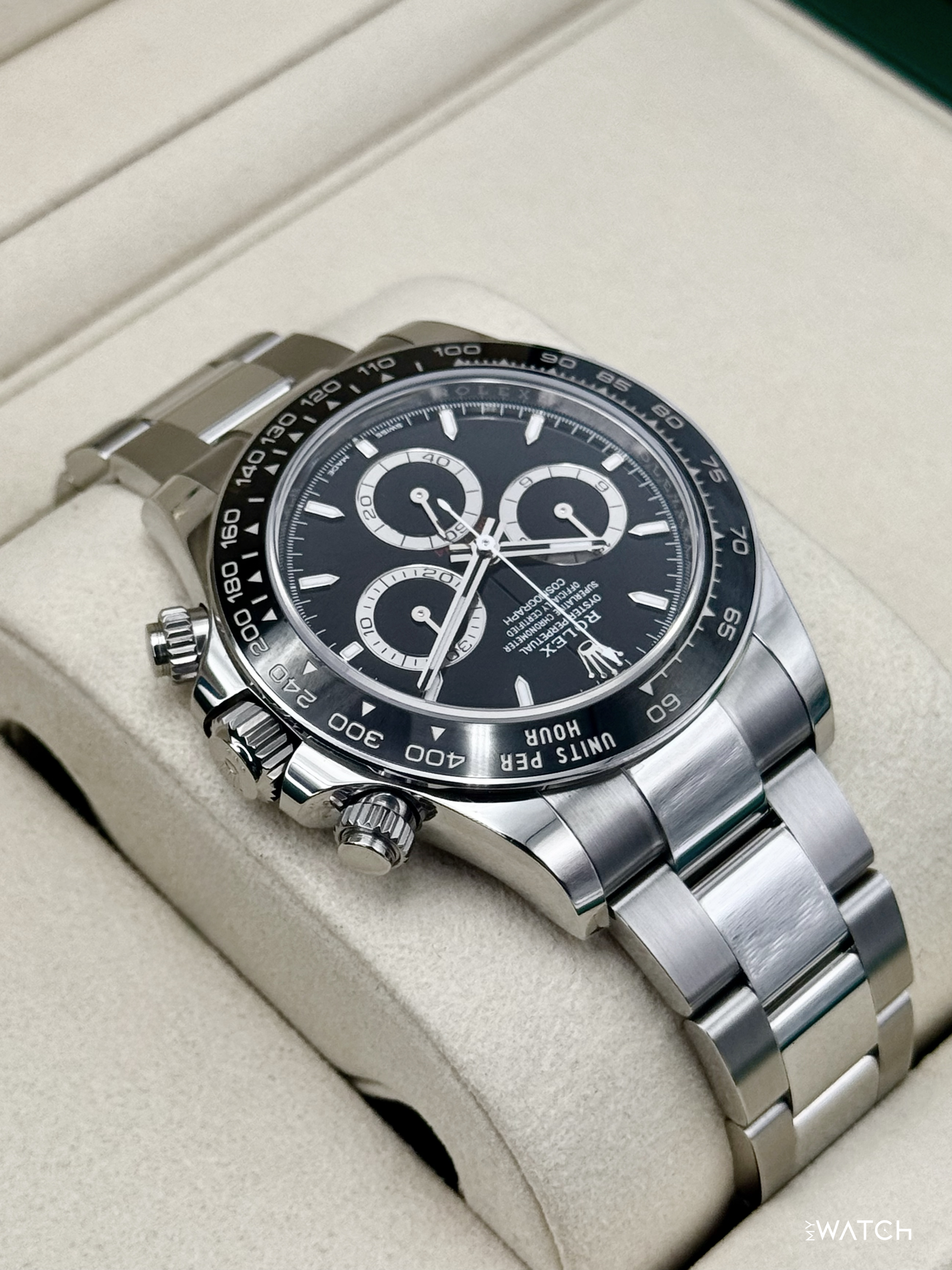 2025 Rolex Daytona 40mm 126500LN Stainless Steel Black Dial - MyWatchLLC