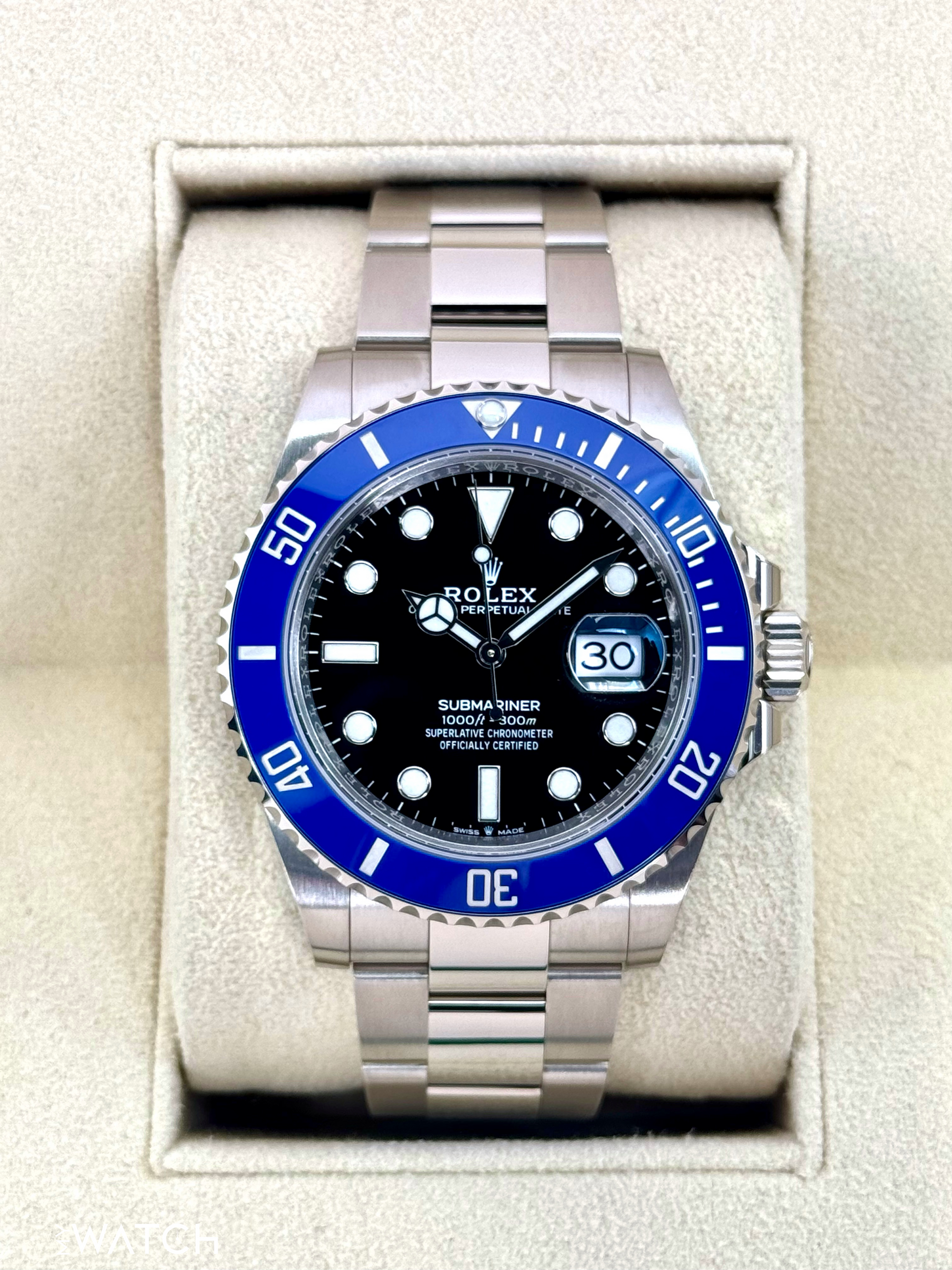 NEW 2022 Rolex Submariner “Cookie Monster ” 41mm 126619LB White Gold Black Dial - MyWatchLLC