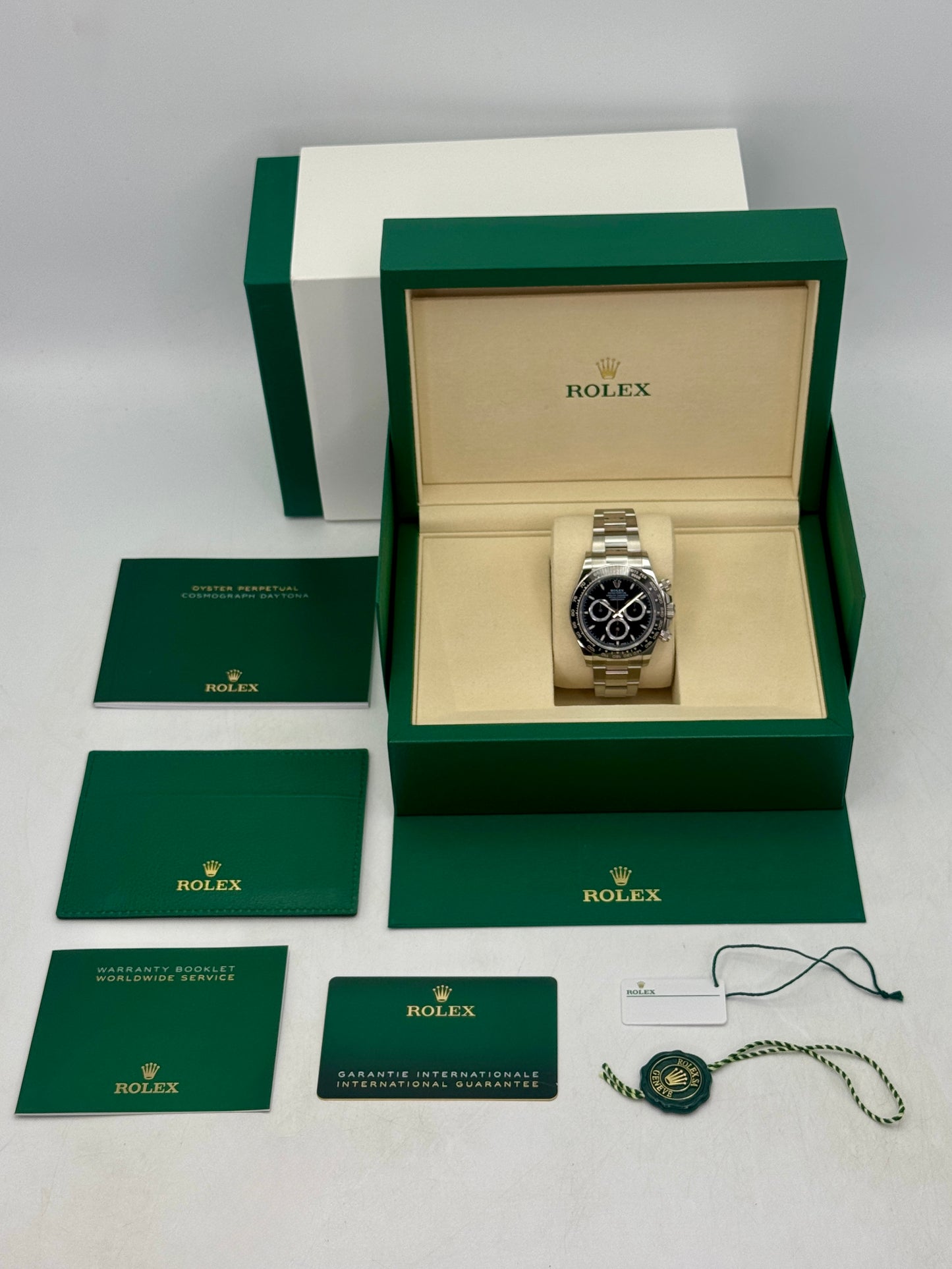 NEW 2025 Rolex Daytona 40mm 126500LN Stainless Steel Black Dial