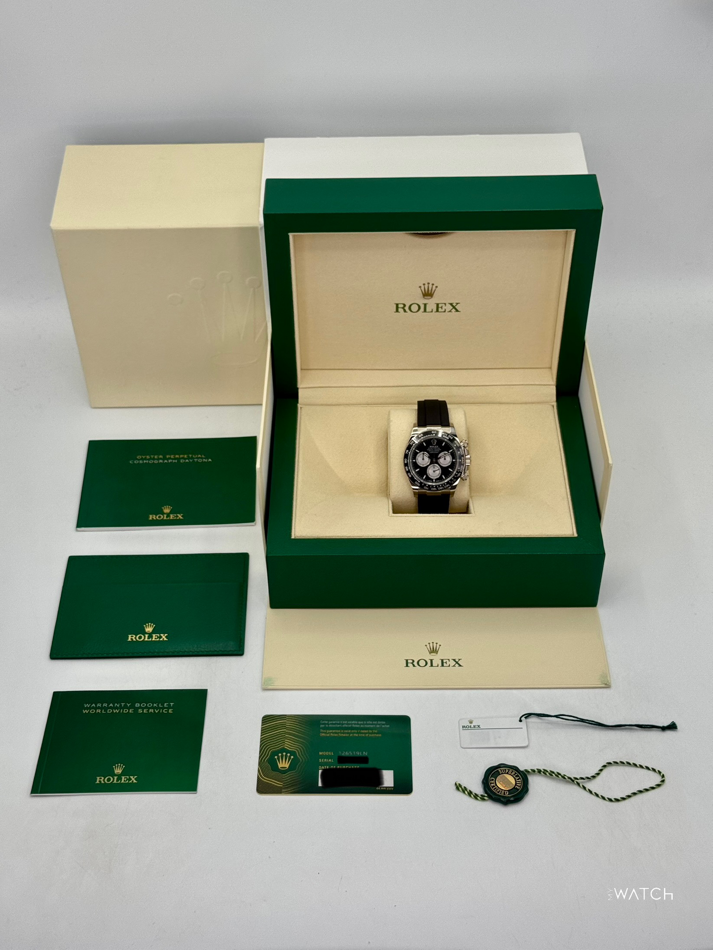 NEW 2025 Rolex Daytona "Baby Le Mans" 40mm 126519LN White Gold Black Dial