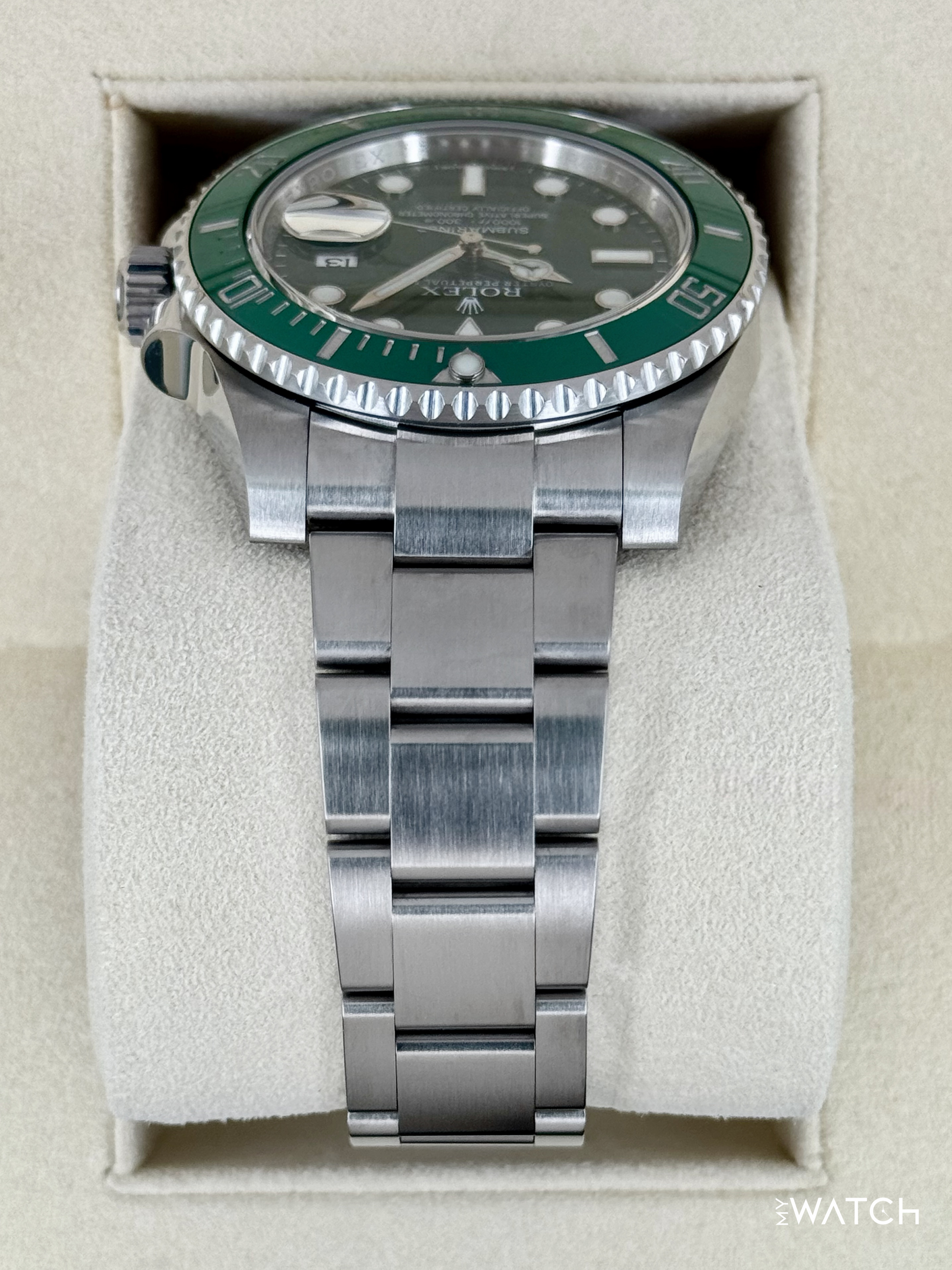 2016 Rolex Submariner “Hulk” 40mm 116610LV Green Dial - MyWatchLLC
