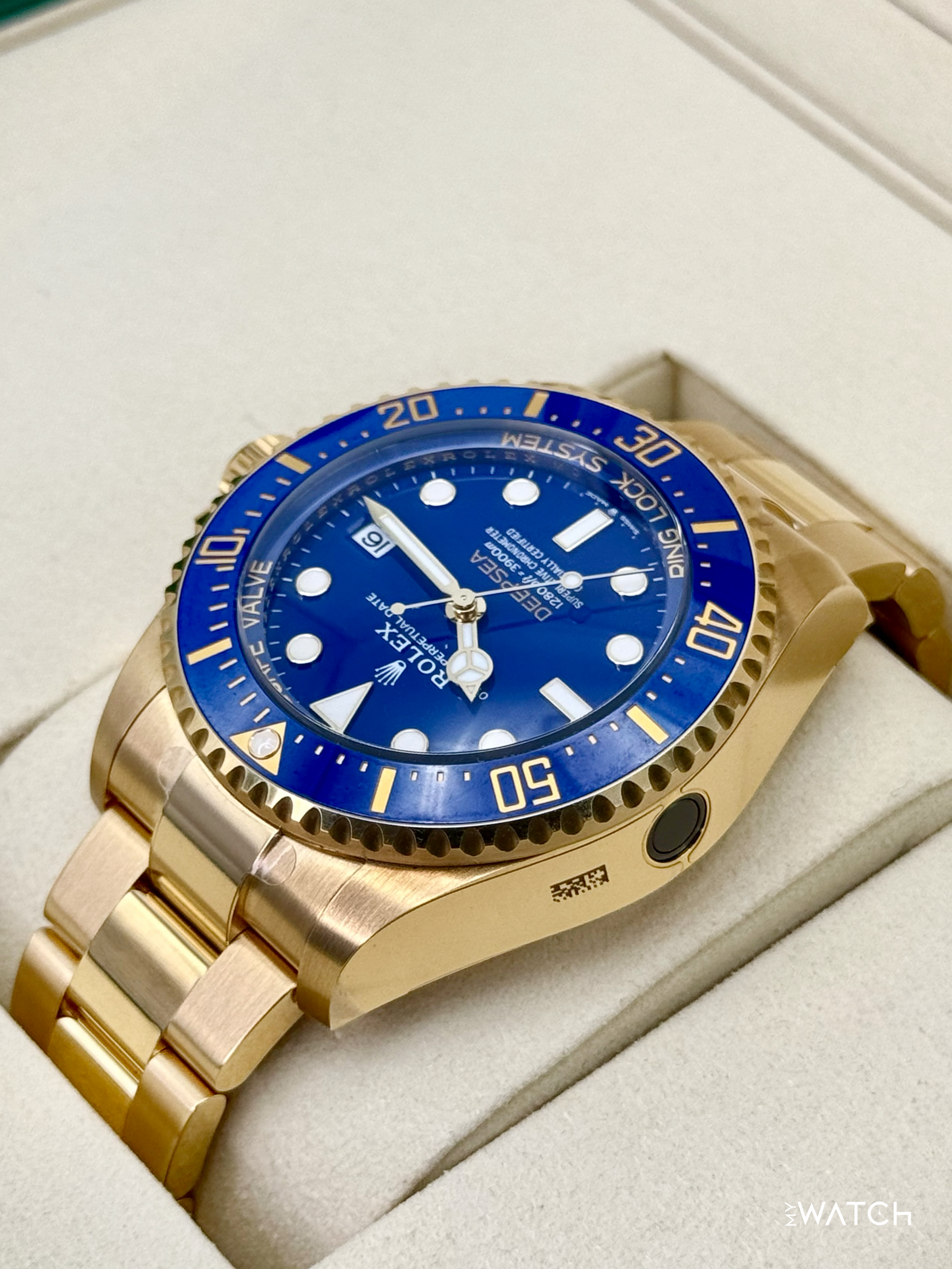 NEW 2026 Rolex Deepsea 44mm 136668LB Yellow Gold Blue Dial (STICKERED) - MyWatchLLC