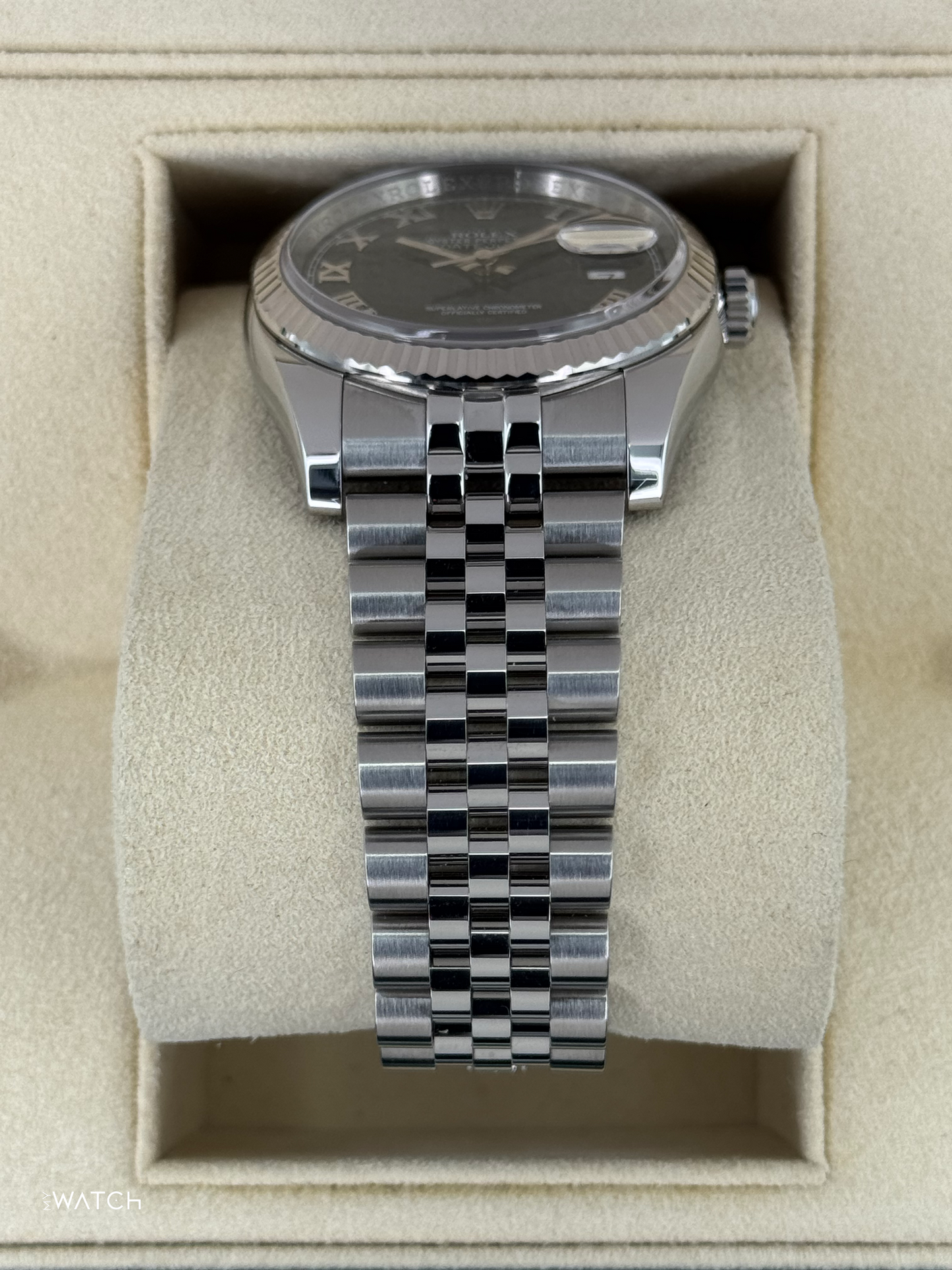 2016 Rolex Datejust 36mm 116234 Stainless Steel Jubilee Black Dial