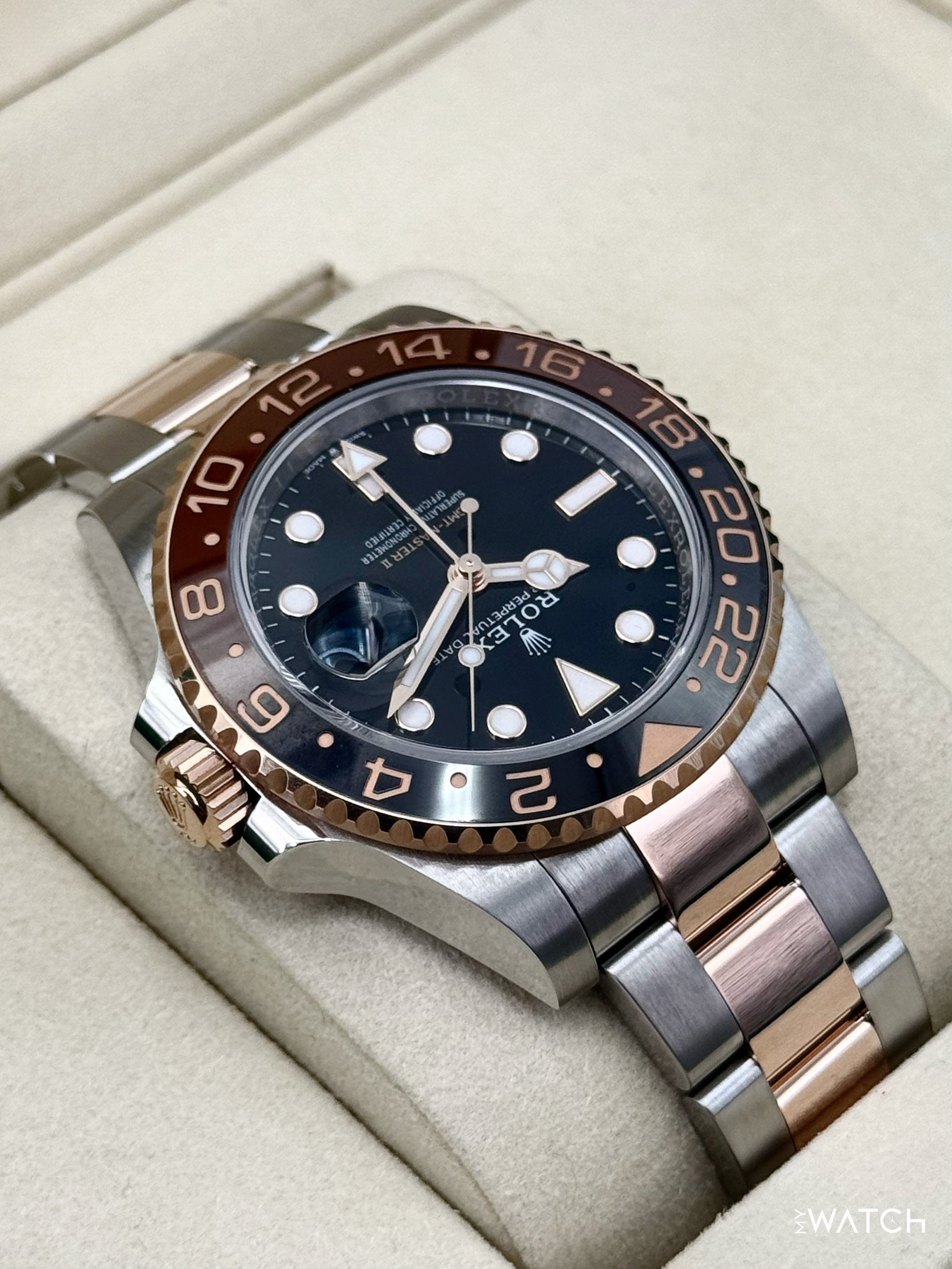 2025 Rolex GMT-Master II "Rootbeer" 40mm 126711CHNR Two-Tone - MyWatchLLC