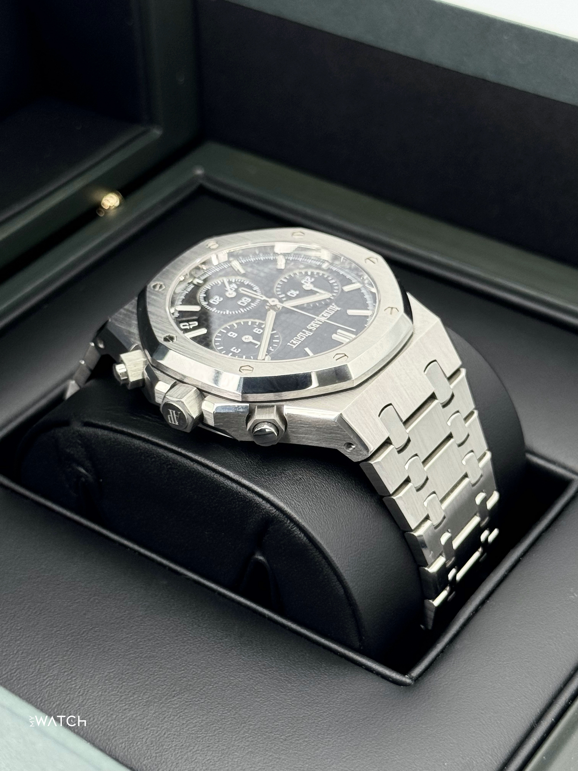 2023 Audemars Piguet Royal Oak Chronograph 41mm 26240ST Black Dial - MyWatchLLC