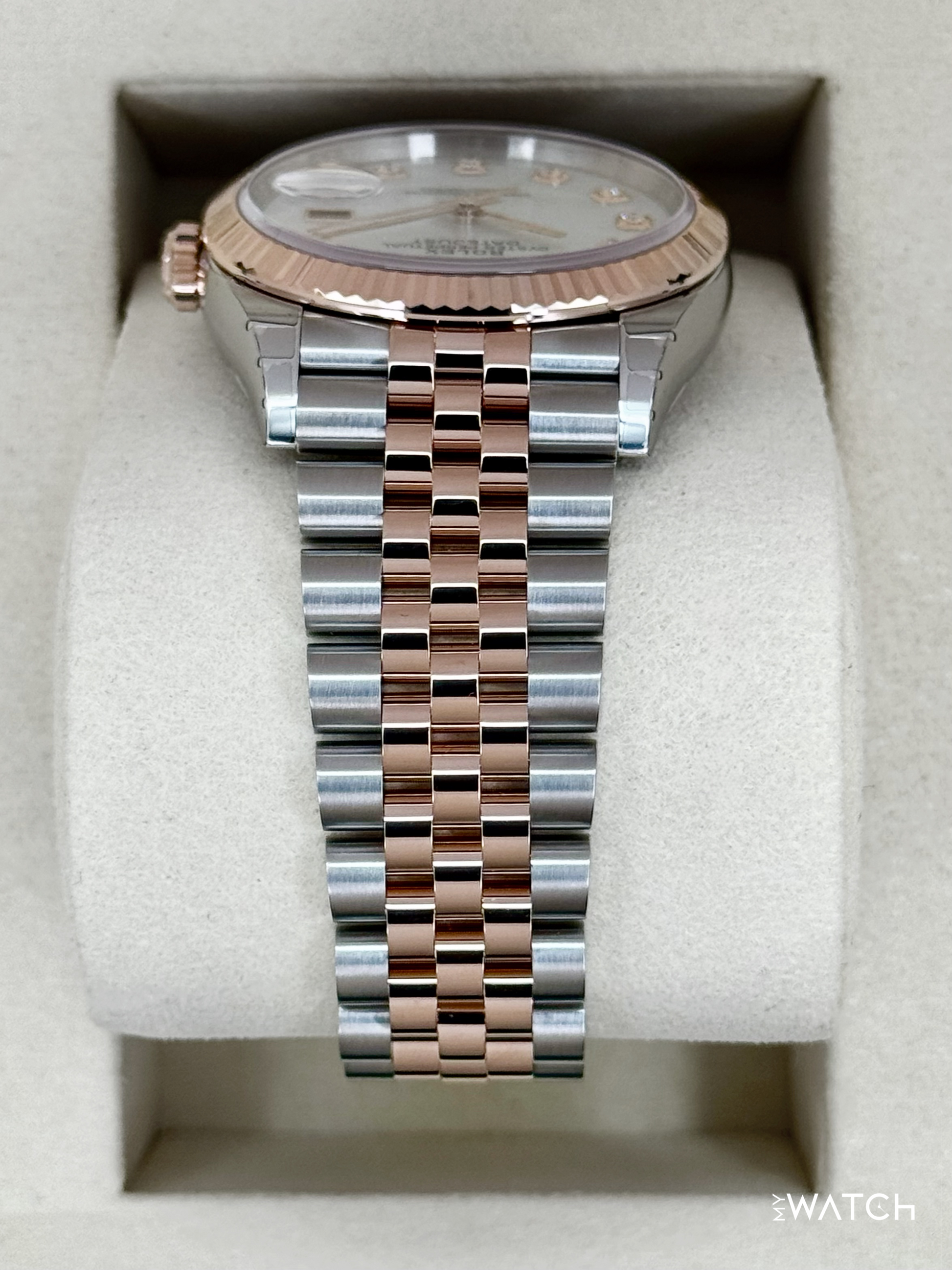 NEW 2026 Rolex Datejust 36mm 126231 Two-Tone MOP Diamond Dial (STICKERED) - MyWatchLLC