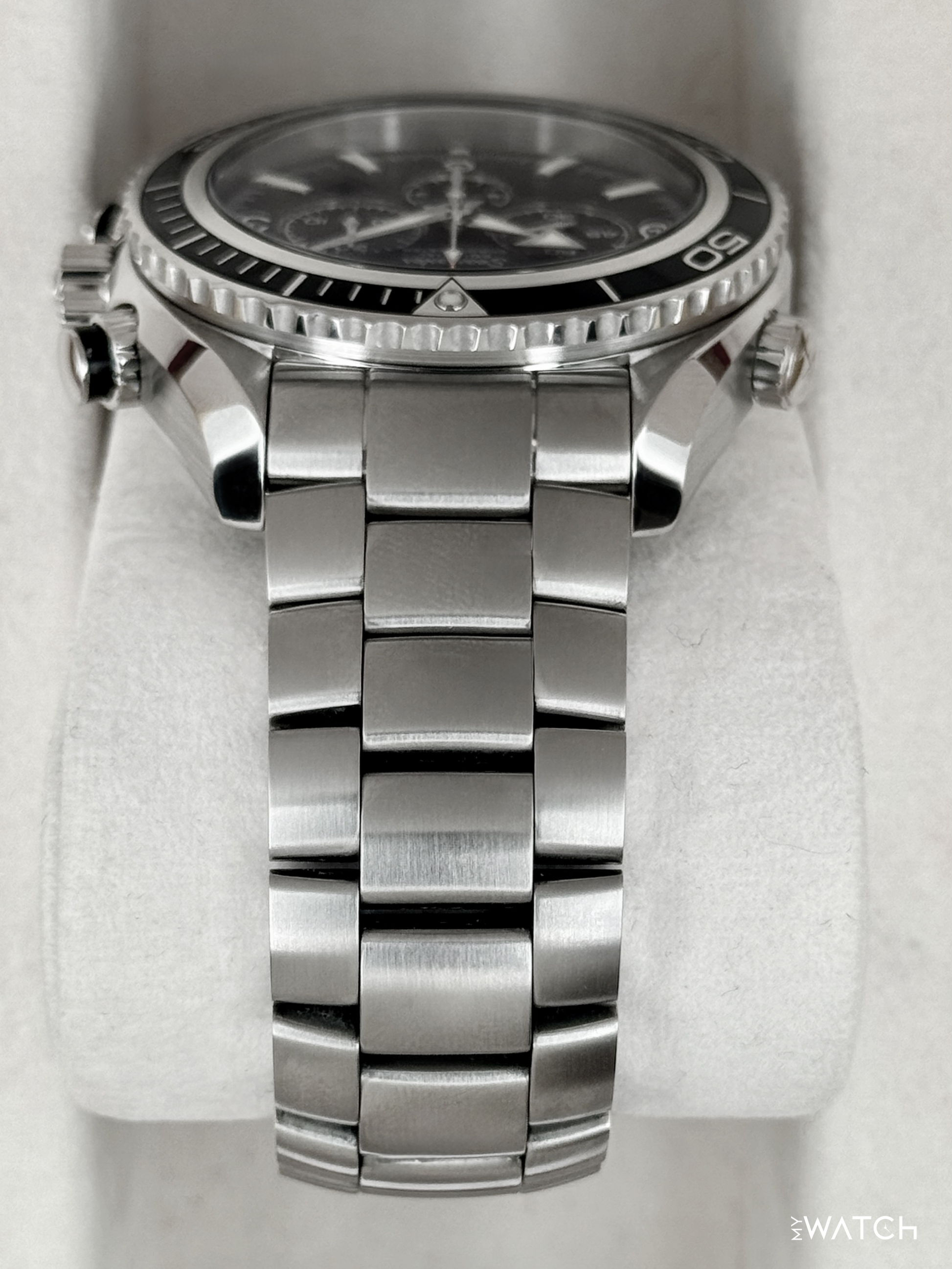 Omega Seamaster Planet Ocean Chronograph 45.5mm 2210.50.00 Black Dial - MyWatchLLC