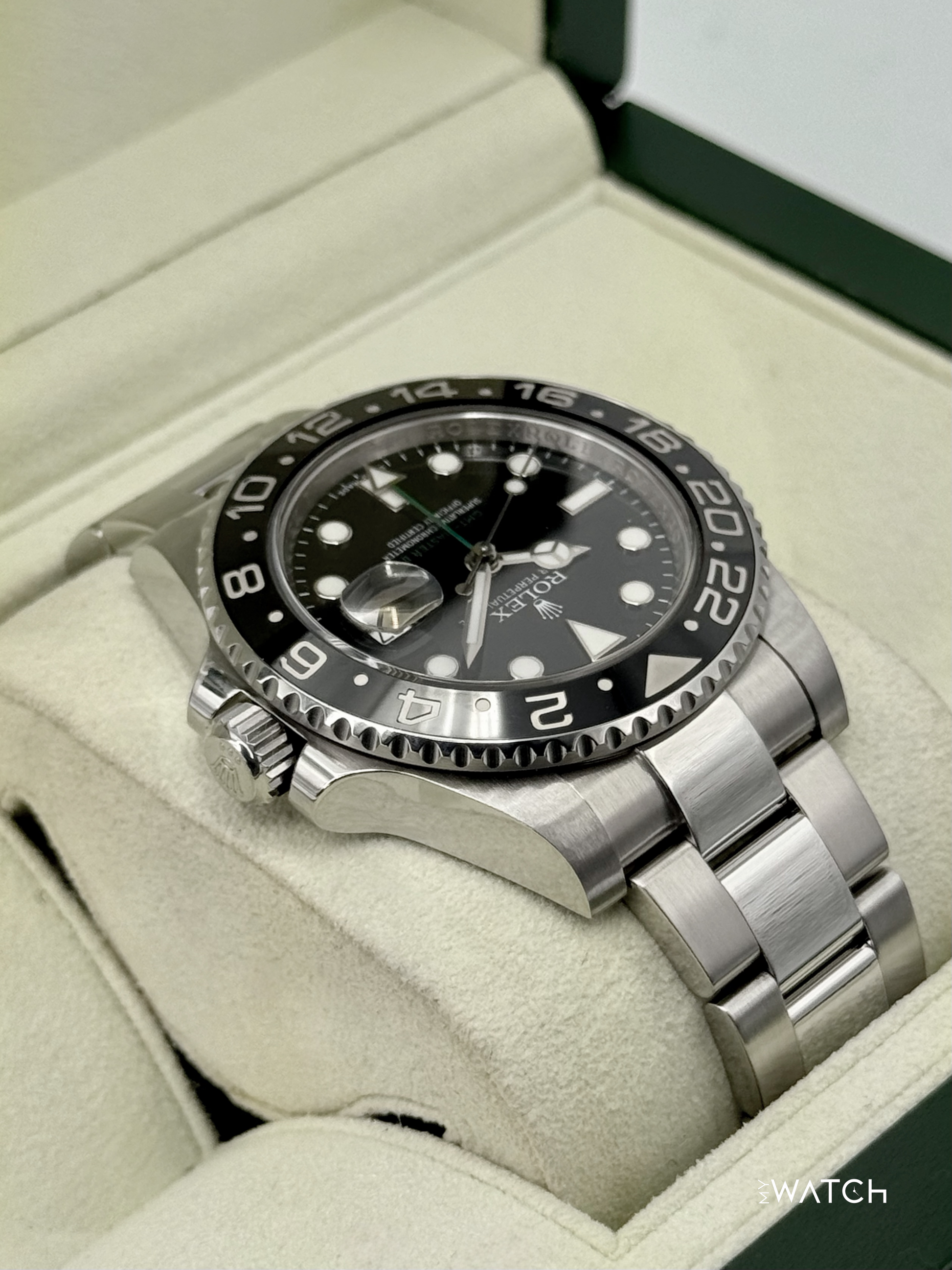 2014 Rolex GMT-Master II 40mm 116710LN Stainless Steel Black Dial - MyWatchLLC