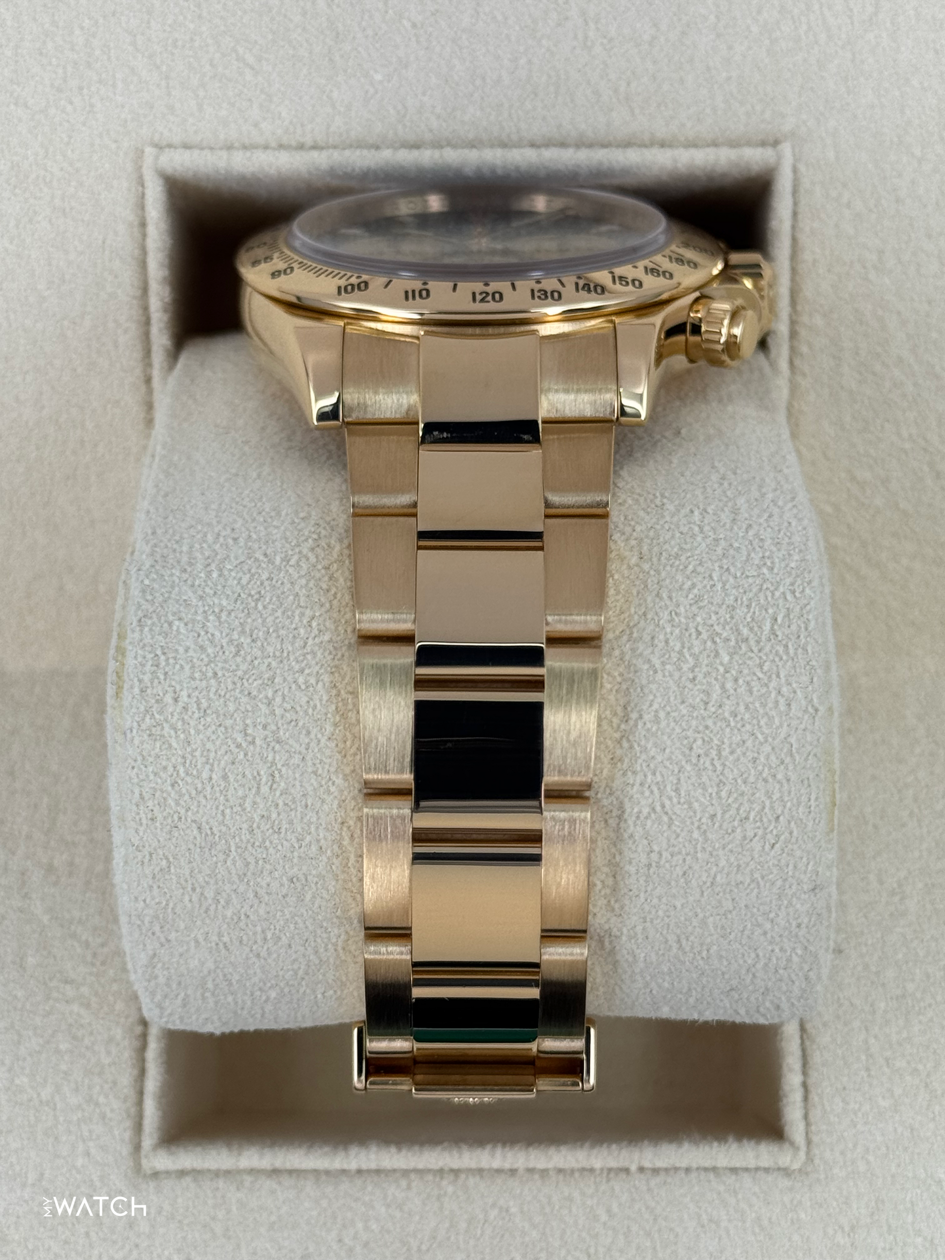 2015 Rolex Daytona "Paul Newman" 40mm 116528 Yellow Gold Black Dial - MyWatchLLC