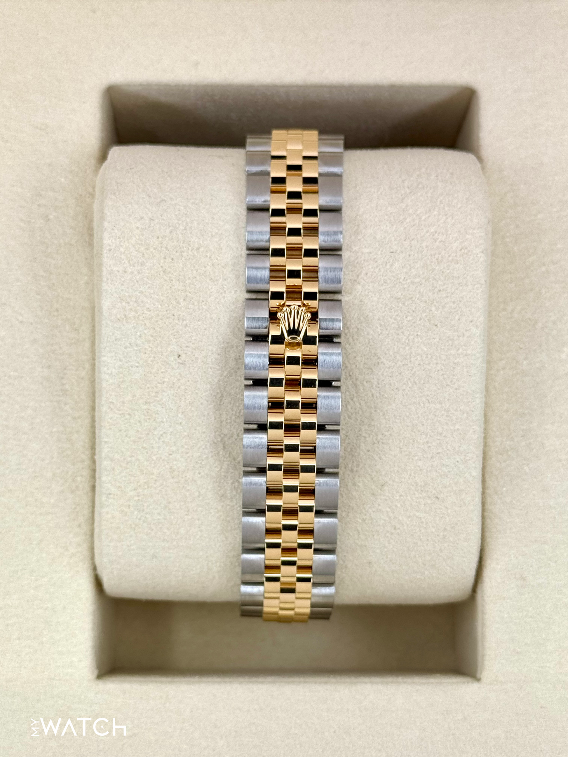 NEW 2025 Rolex Lady Datejust 28mm 279173 Jubilee Champagne Diamond Dial - MyWatchLLC