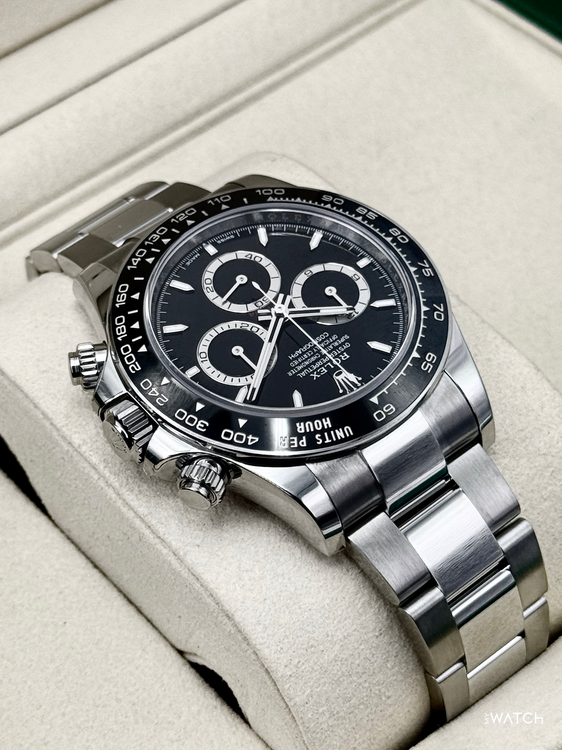 2026 Rolex Daytona 40mm 126500LN Stainless Steel Black Dial - MyWatchLLC