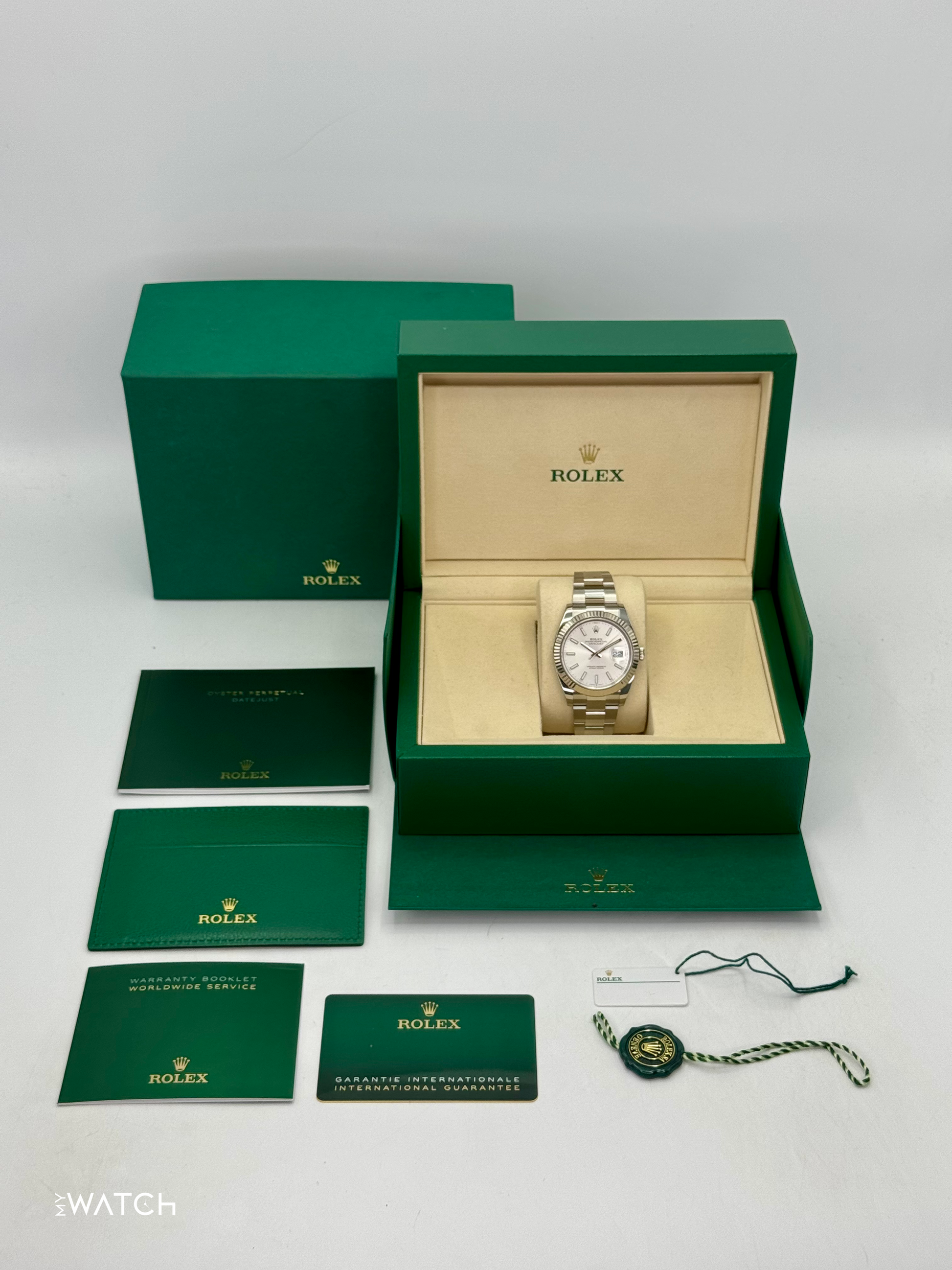 2025 Rolex Datejust 41mm 126334 Stainless Steel Oyster Silver Dial - MyWatchLLC