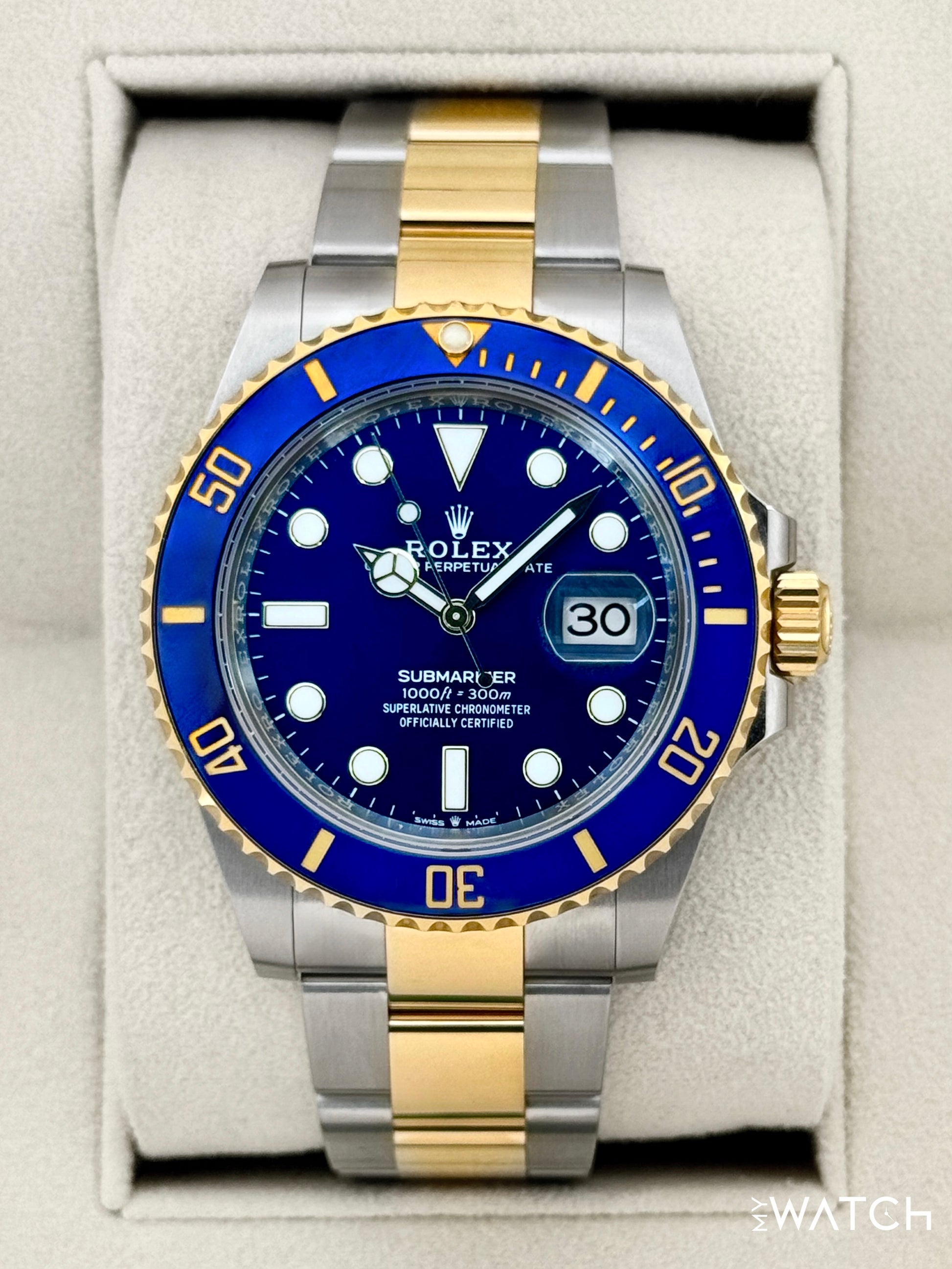 2023 Rolex Submariner "Bluesy" 41mm 126613LB Two-Tone Blue Dial - MyWatchLLC