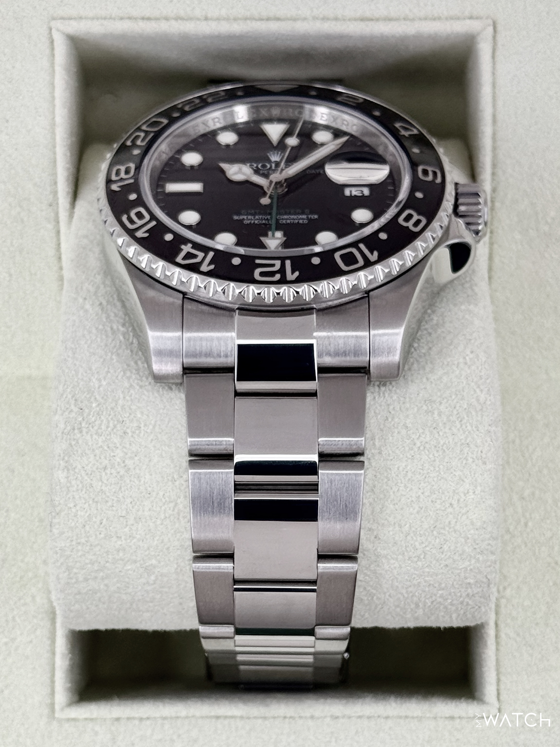 2008 Rolex GMT-Master II 40mm 116710LN Stainless Steel Black Dial - MyWatchLLC