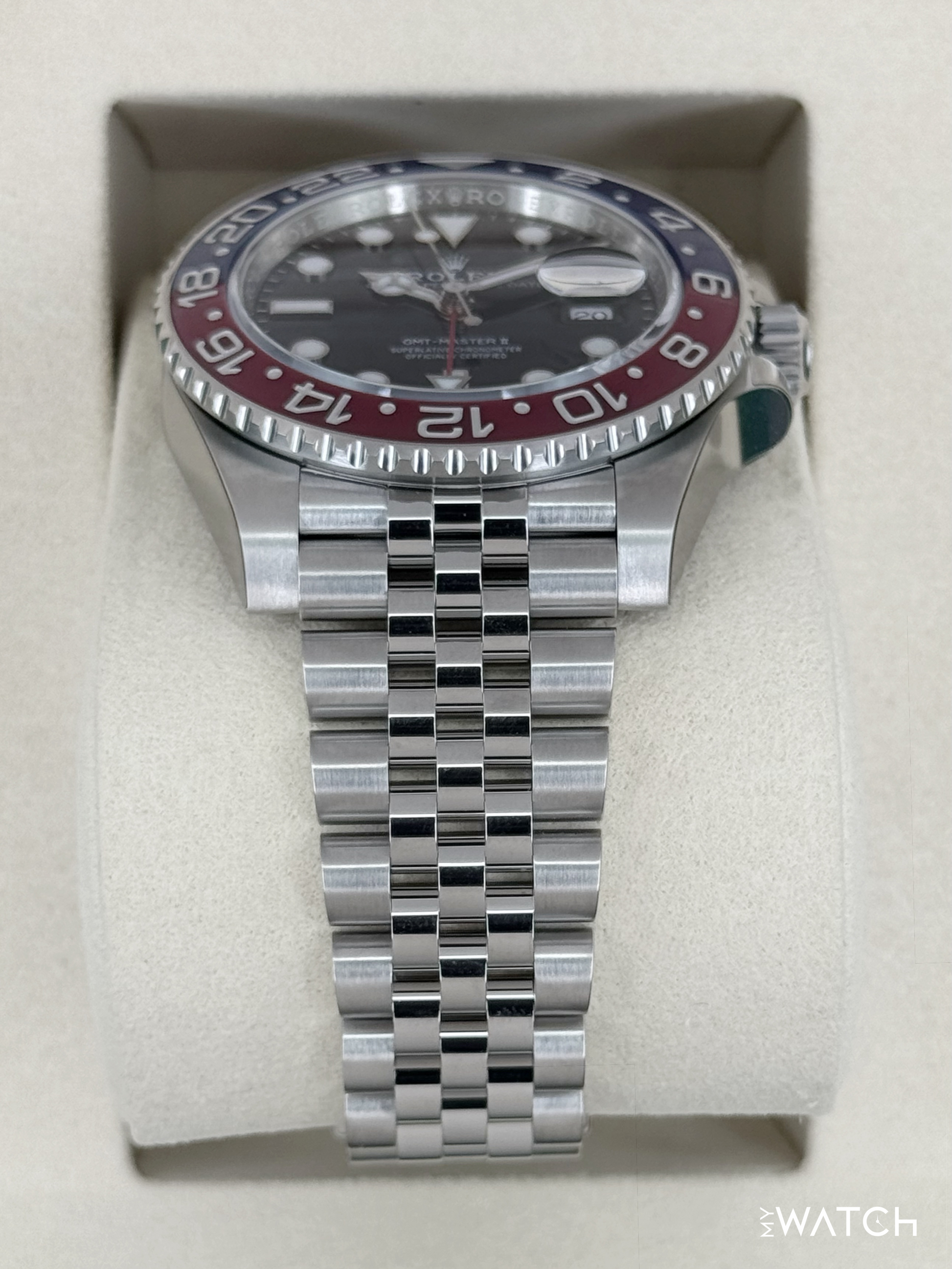 NEW 2026 Rolex GMT-Master II "Pepsi" 40mm 126710BLRO Jubilee (STICKERED) - MyWatchLLC