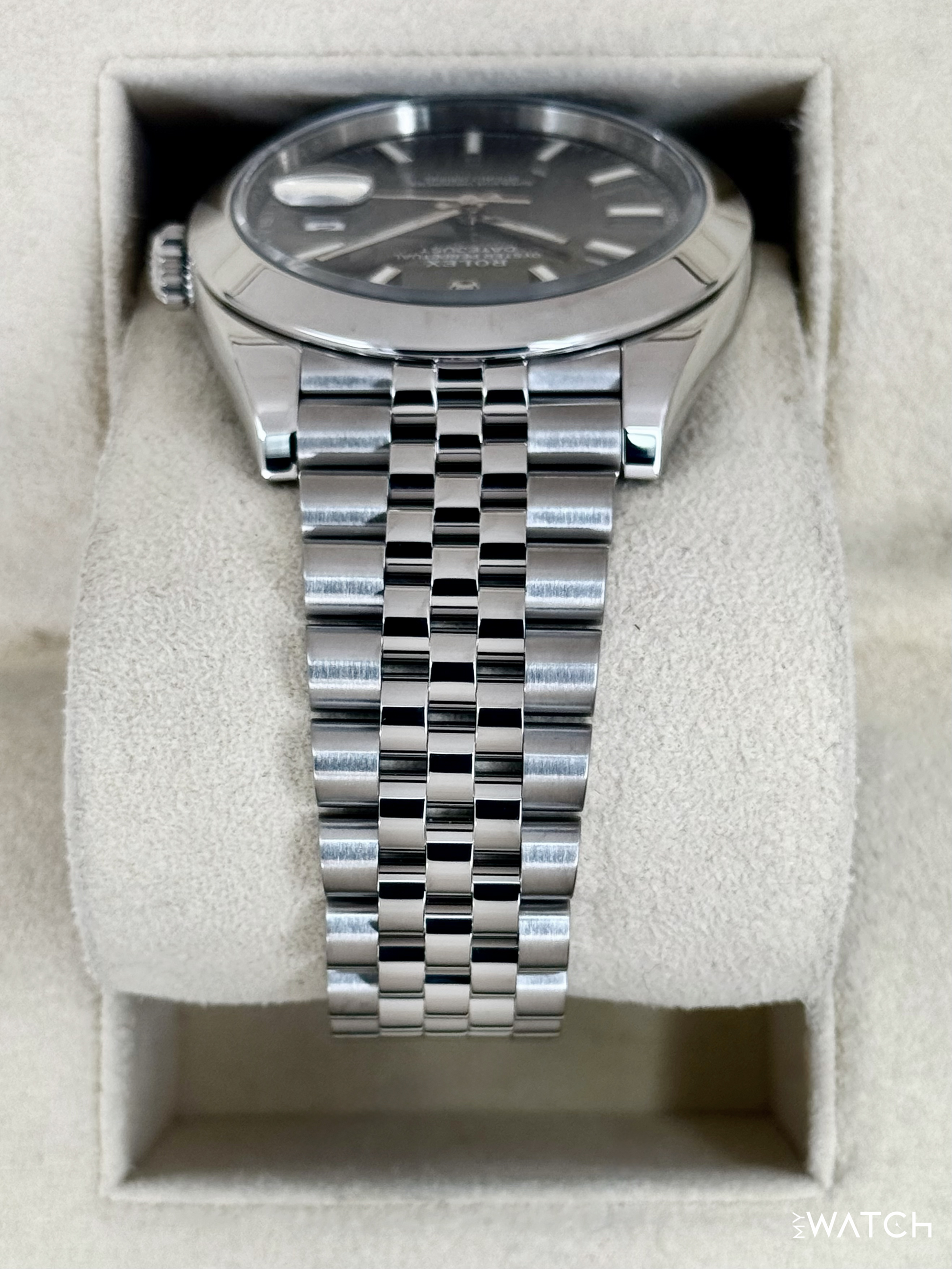 2023 Rolex Datejust 41mm 126300 Stainless Steel Jubilee Rhodium Dial - MyWatchLLC