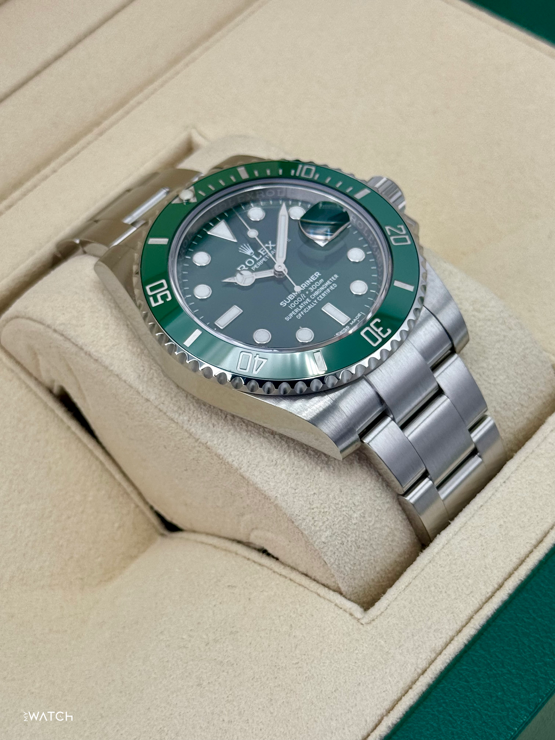 2025 CPO Rolex Submariner “Hulk” 40mm 116610LV Green Dial - MyWatchLLC