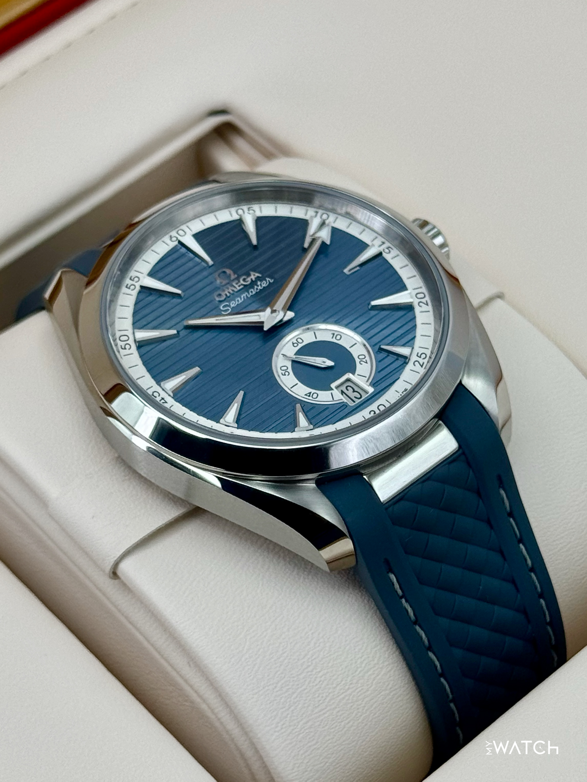 2025 Omega Seamaster Aqua Terra 41mm 220.12.41.21.03.005 Blue Dial - MyWatchLLC