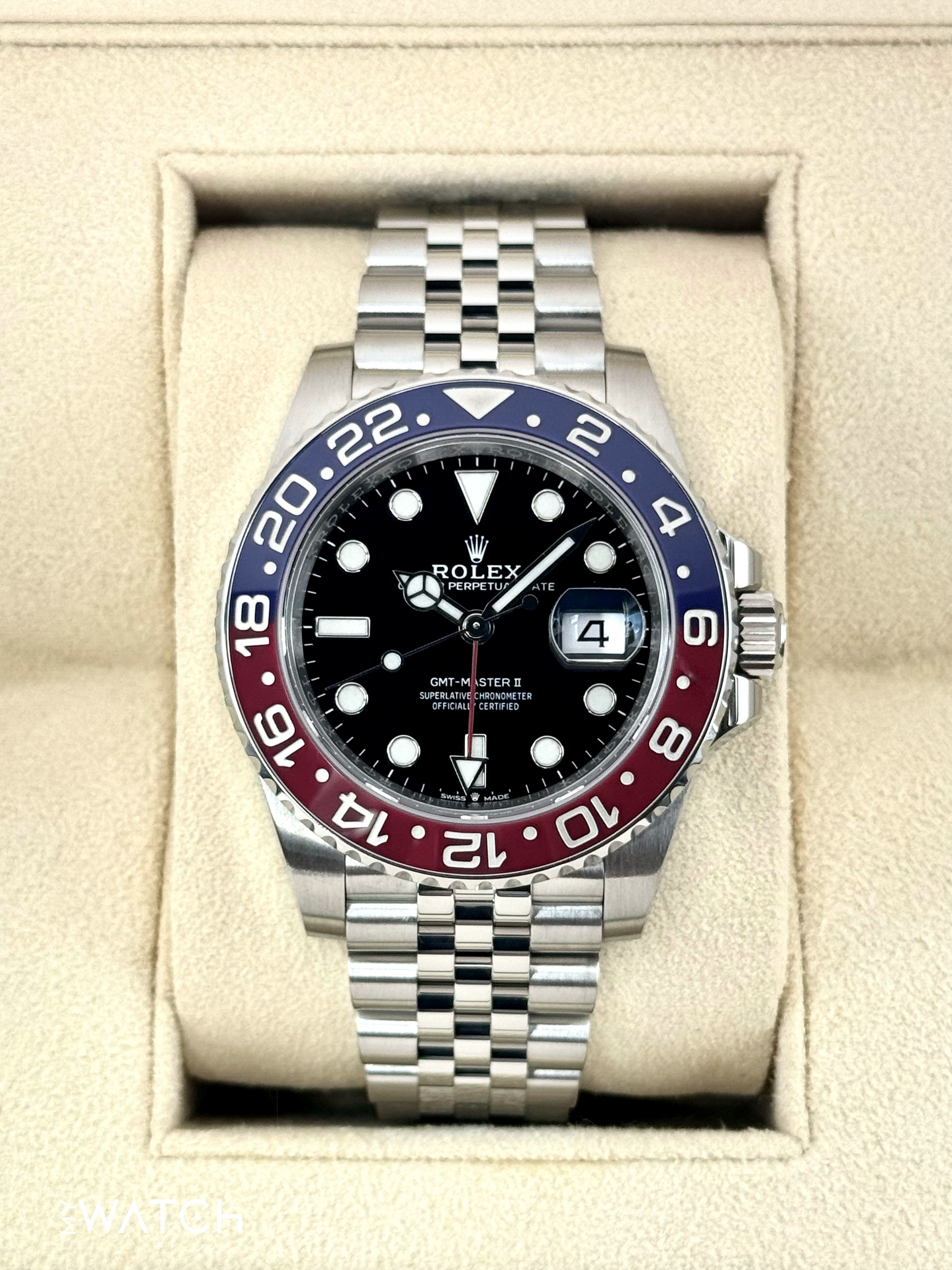 2021 Rolex GMT-Master II "Pepsi" 40mm 126710BLRO Jubilee - MyWatchLLC