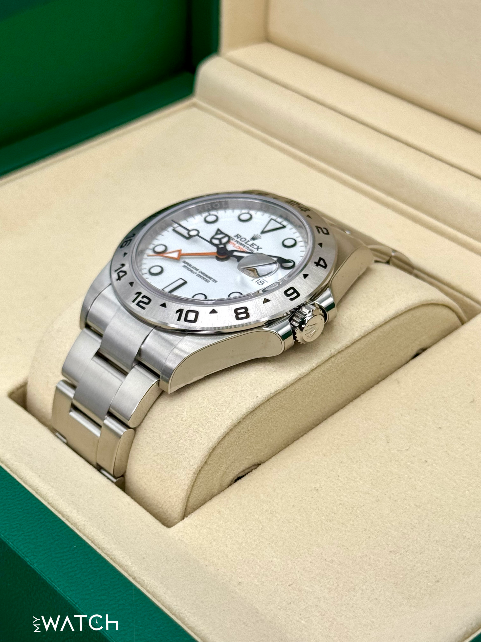 NEW 2025 Rolex Explorer II 42mm 226570 Polar White Dial - MyWatchLLC