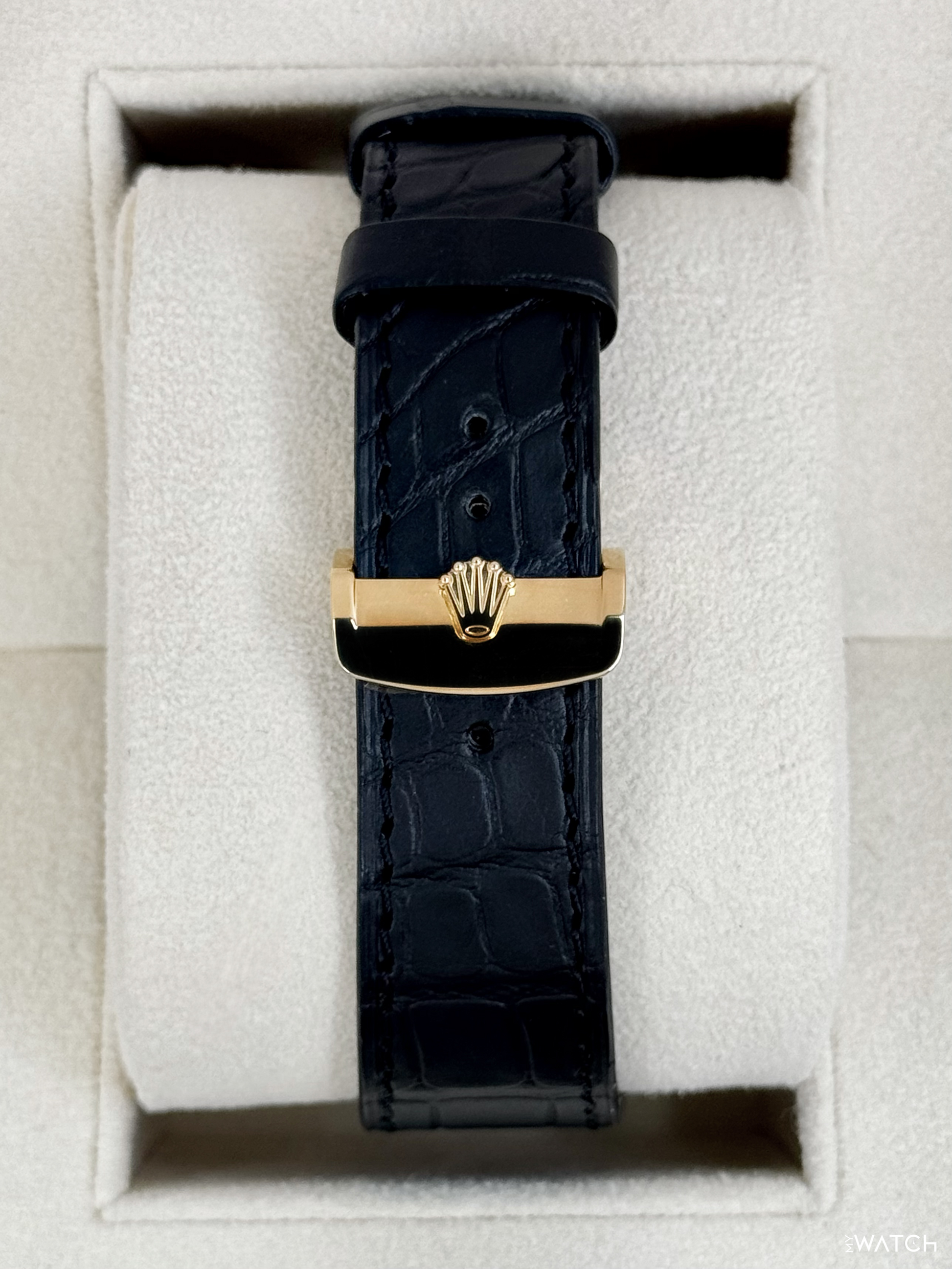 2022 Rolex 1908 39mm 52508 Yellow Gold Black Dial - MyWatchLLC