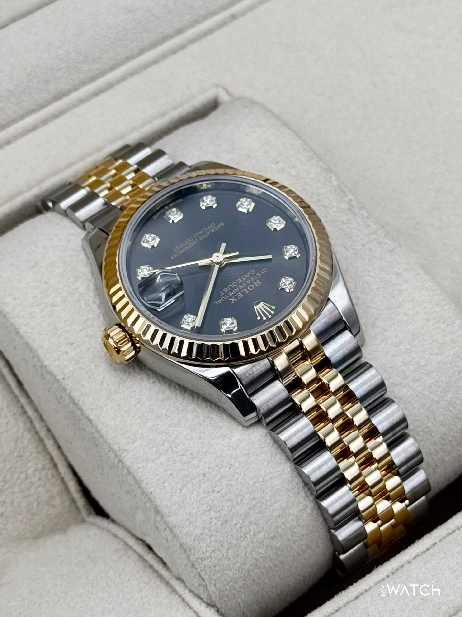 2021 Rolex Datejust 31mm 278273 Two-Tone Rhodium Diamond Dial - MyWatchLLC