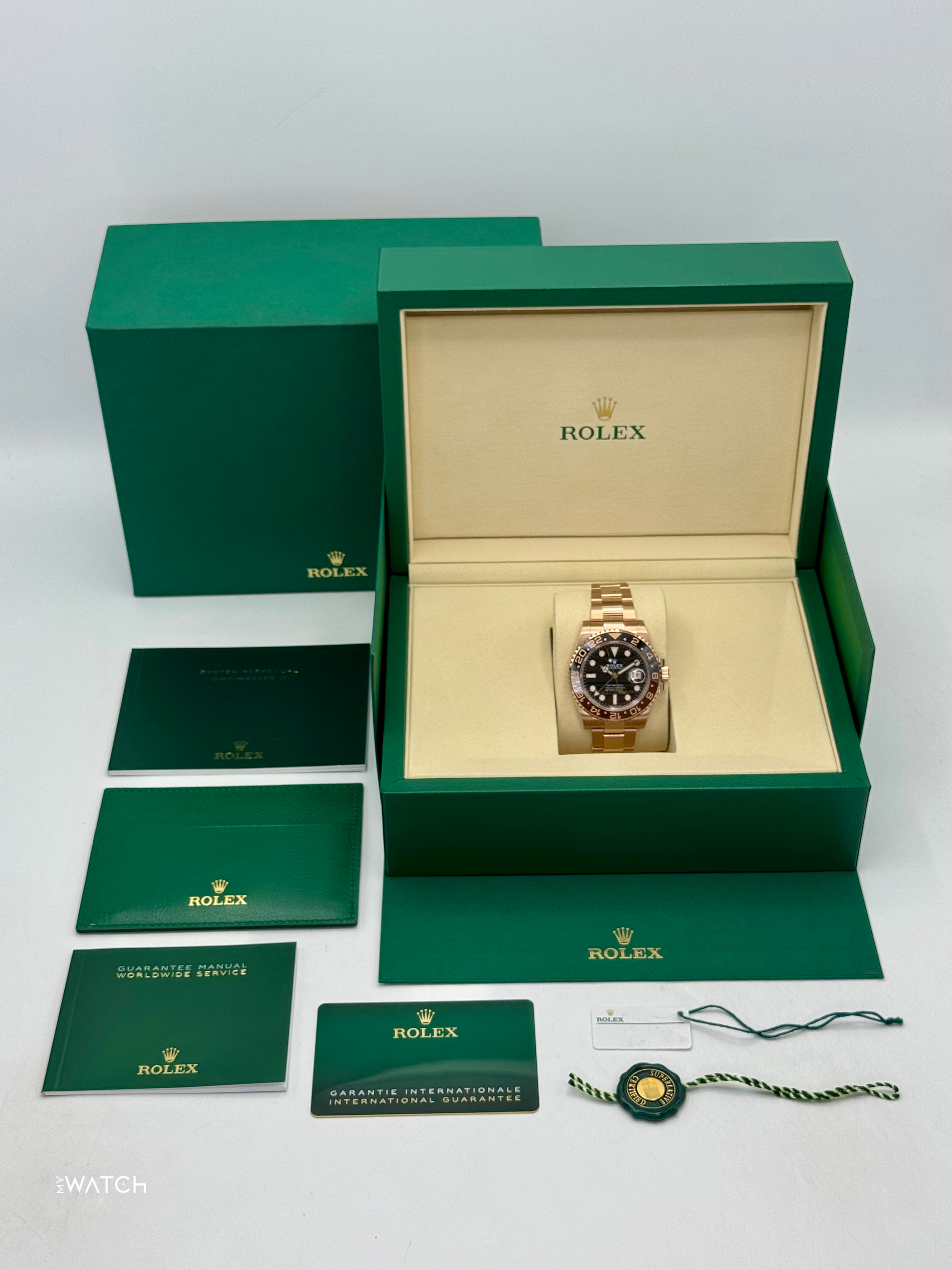 NEW 2025 Rolex GMT-Master II "Rootbeer" 40mm 126715CHNR Tiger Iron Dial - MyWatchLLC