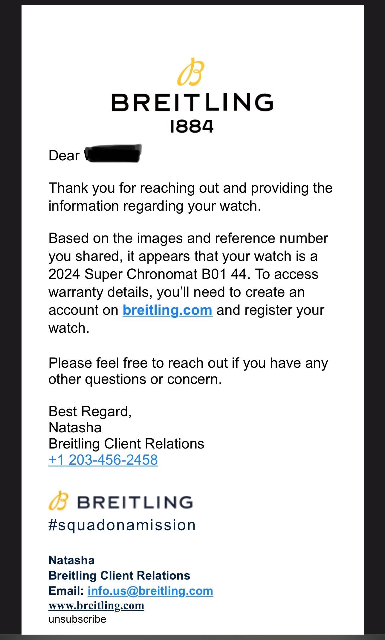 2024 Breitling Super Chronomat B01 44 PB01362 Stainless Steel Blue Dial