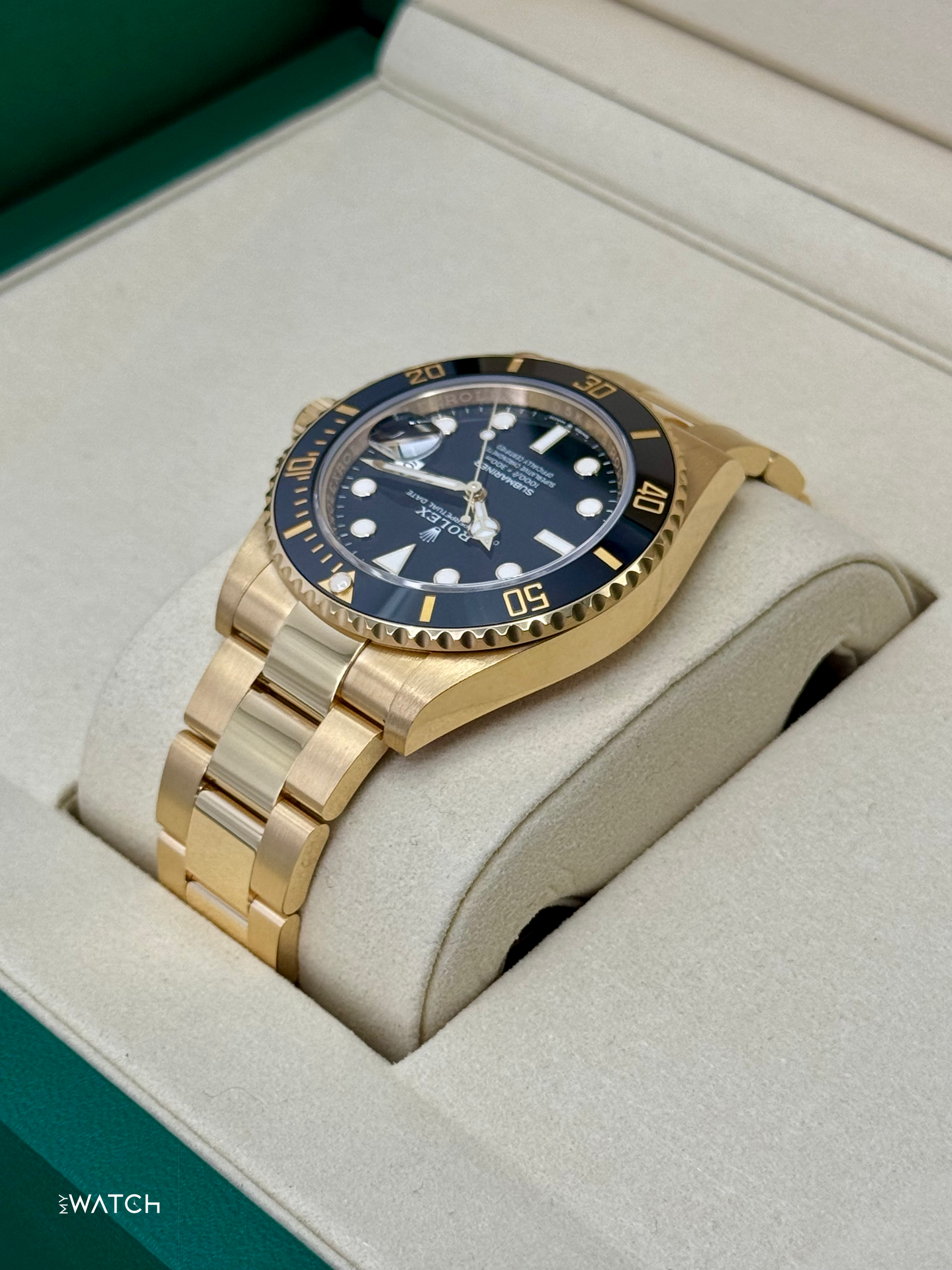2025 Rolex Submariner 41mm 126618LN Yellow Gold Black Dial (STICKERED) - MyWatchLLC