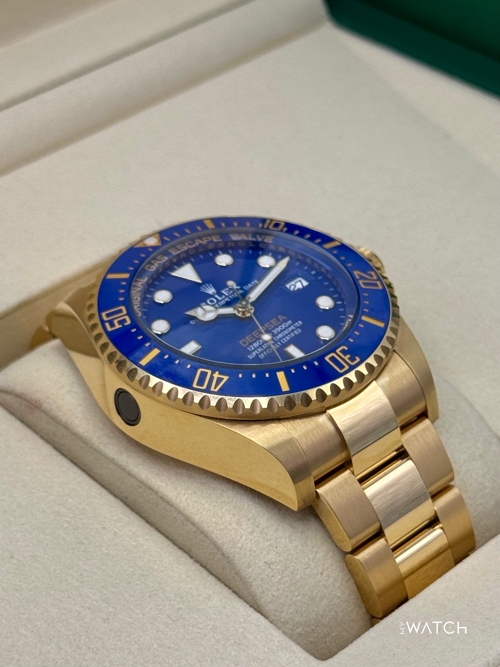 NEW 2025 Rolex Deepsea 44mm 136668LB Yellow Gold Blue Dial - MyWatchLLC