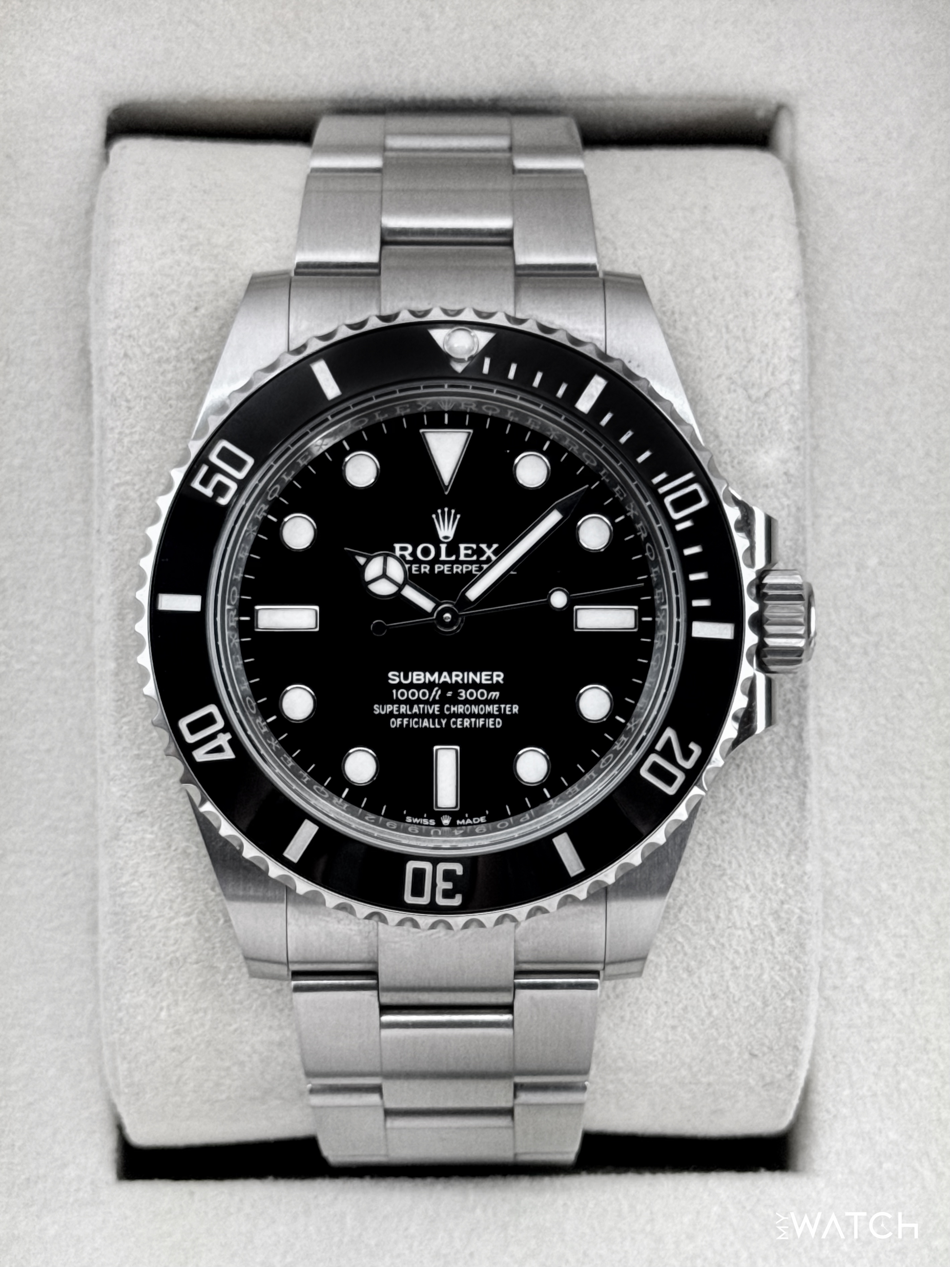 2025 Rolex Submariner 41mm 124060 Stainless Steel Black Dial - MyWatchLLC
