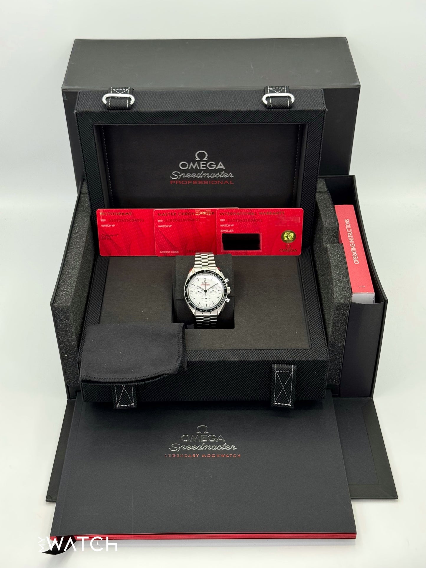 2025 Omega Speedmaster Moonwatch Professional 42mm White Dial