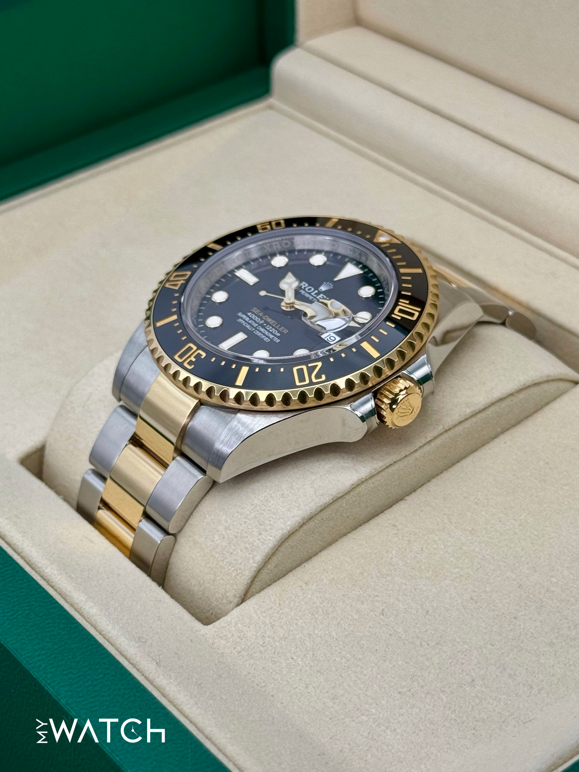 New 2025 Rolex Sea-Dweller 43mm 126603 Two-Tone Black Dial - MyWatchLLC
