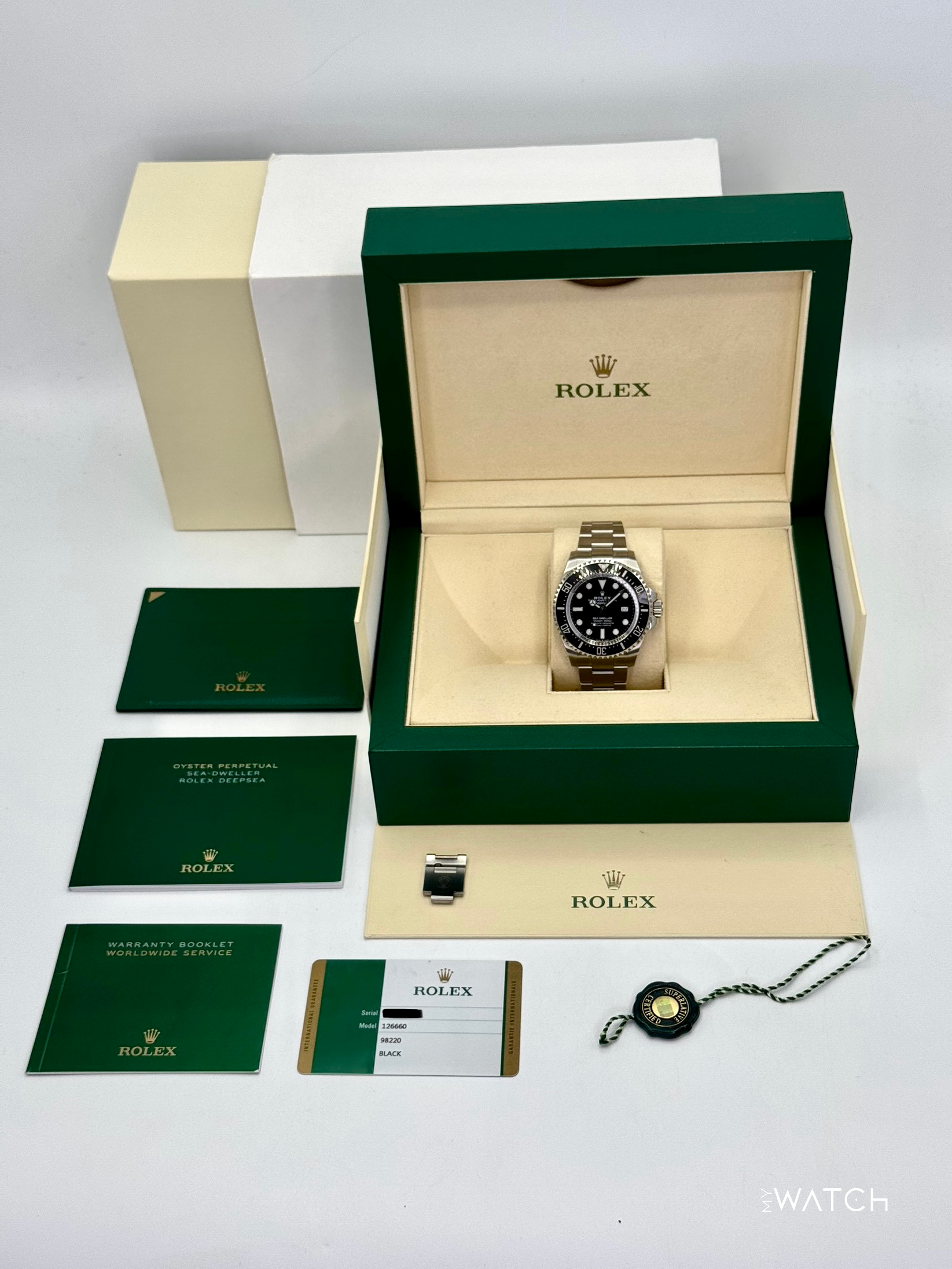 2019 Rolex Deepsea 44mm 126660 Stainless Steel Black Dial - MyWatchLLC