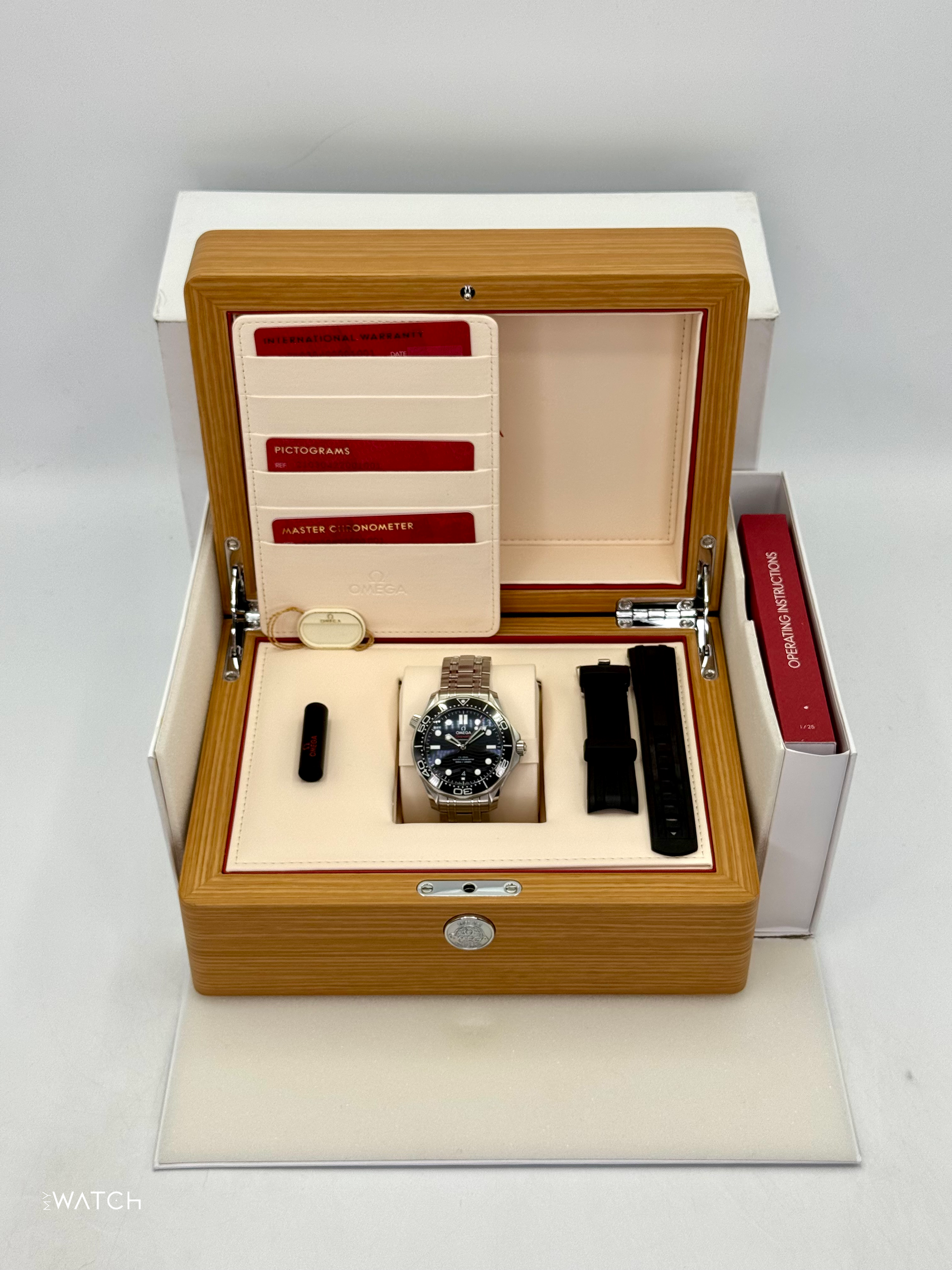 2024 Omega Seamaster Diver 300M 42mm 210.30.42.20.01.001 Black Dial - MyWatchLLC