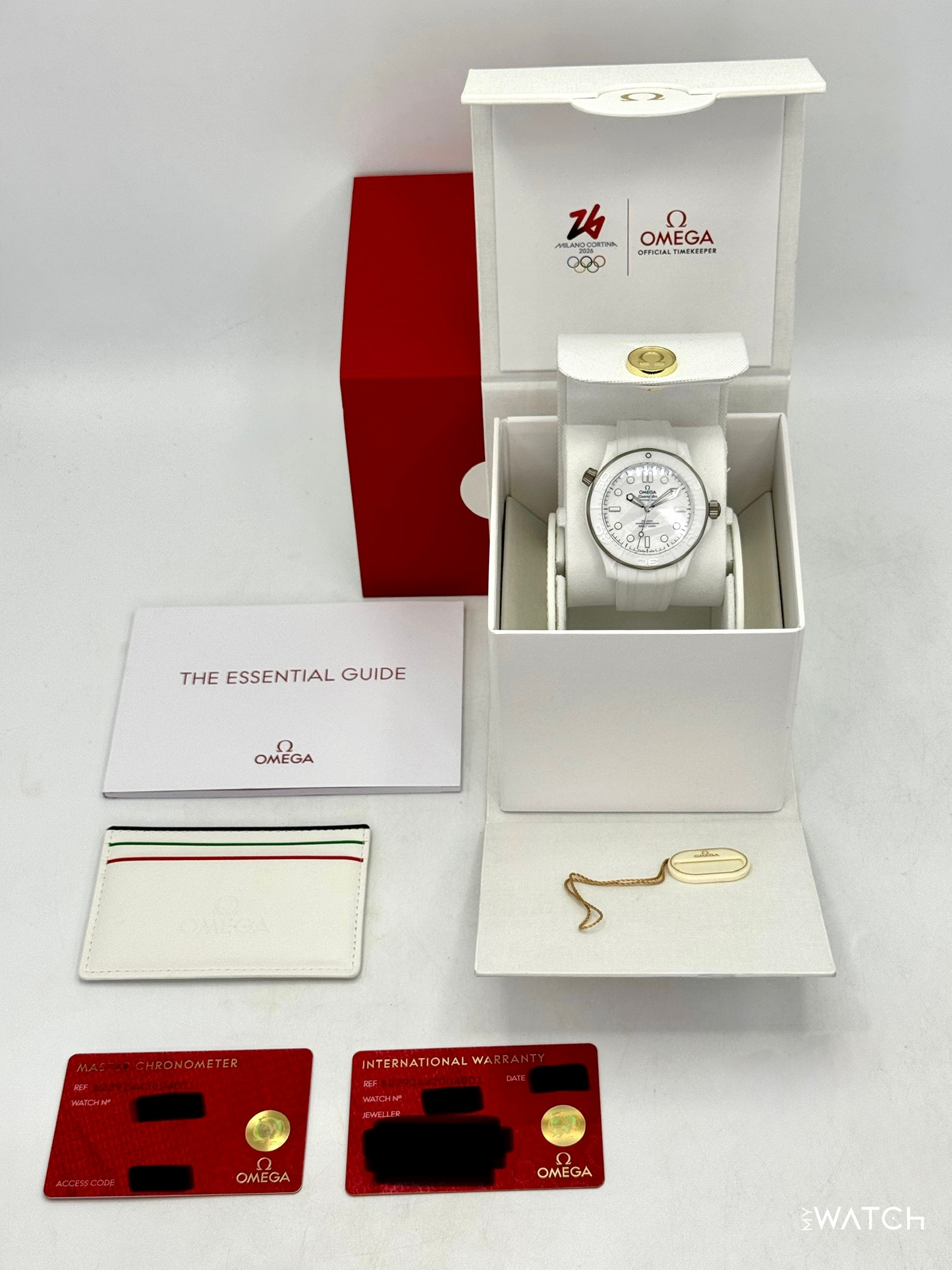 NEW 2026 Omega Seamaster Diver 300M 43.5mm 522.92.44.20.04.001 White - MyWatchLLC