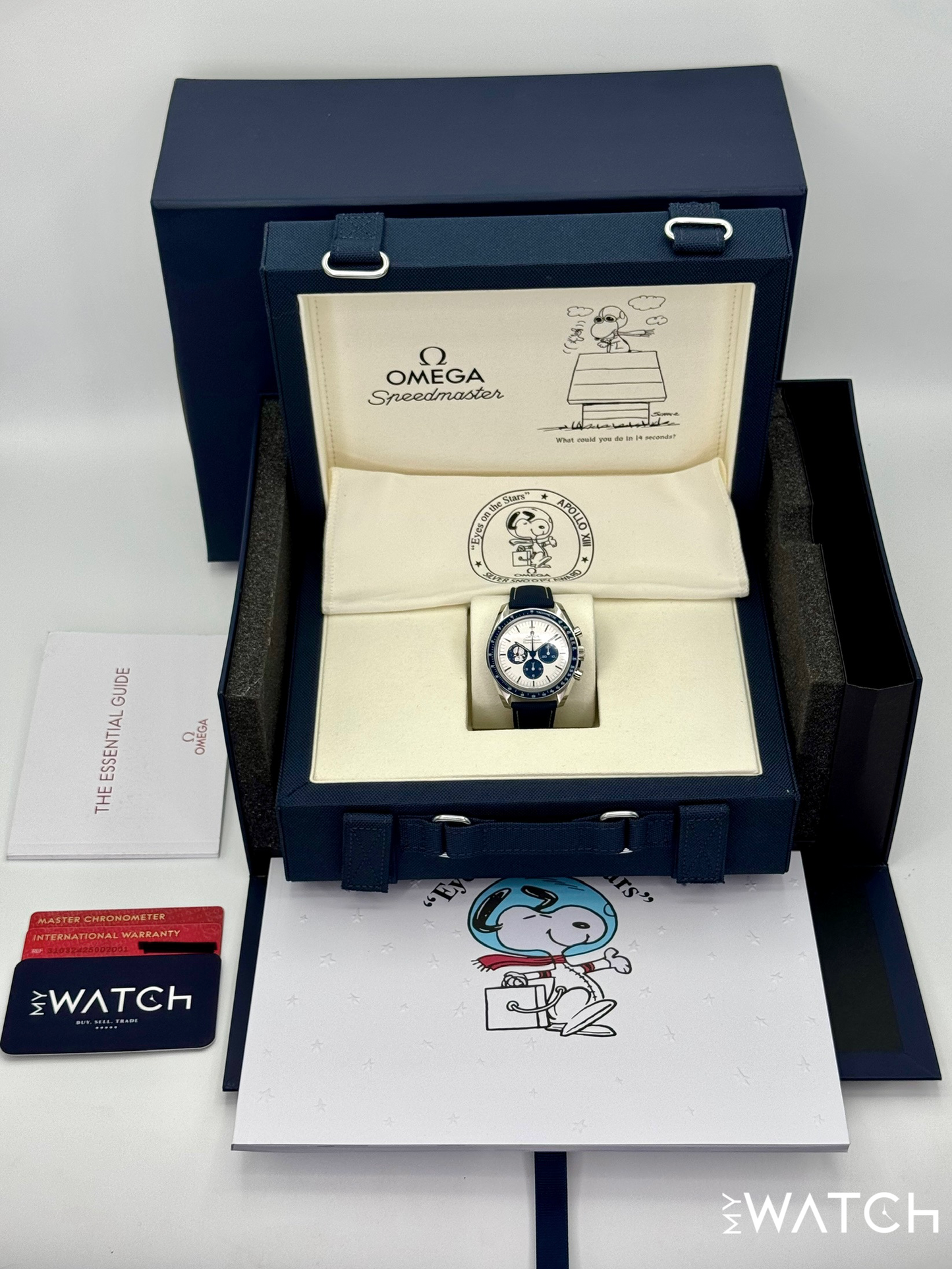 NEW 2025 Omega Speedmaster Silver Snoopy Award 310.32.42.50.02.001
