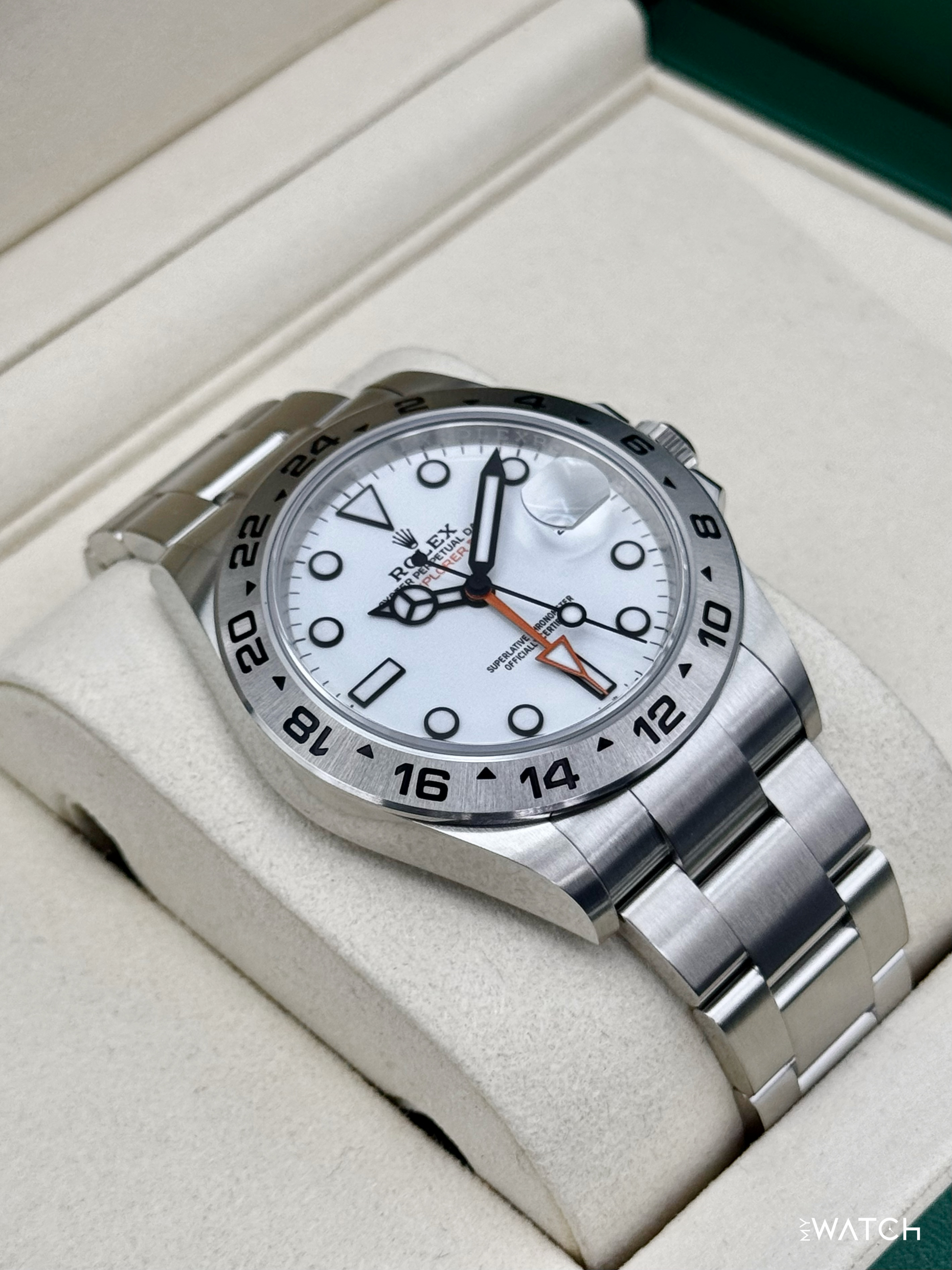 2025 Rolex Explorer II 42mm 226570 Polar White Dial - MyWatchLLC