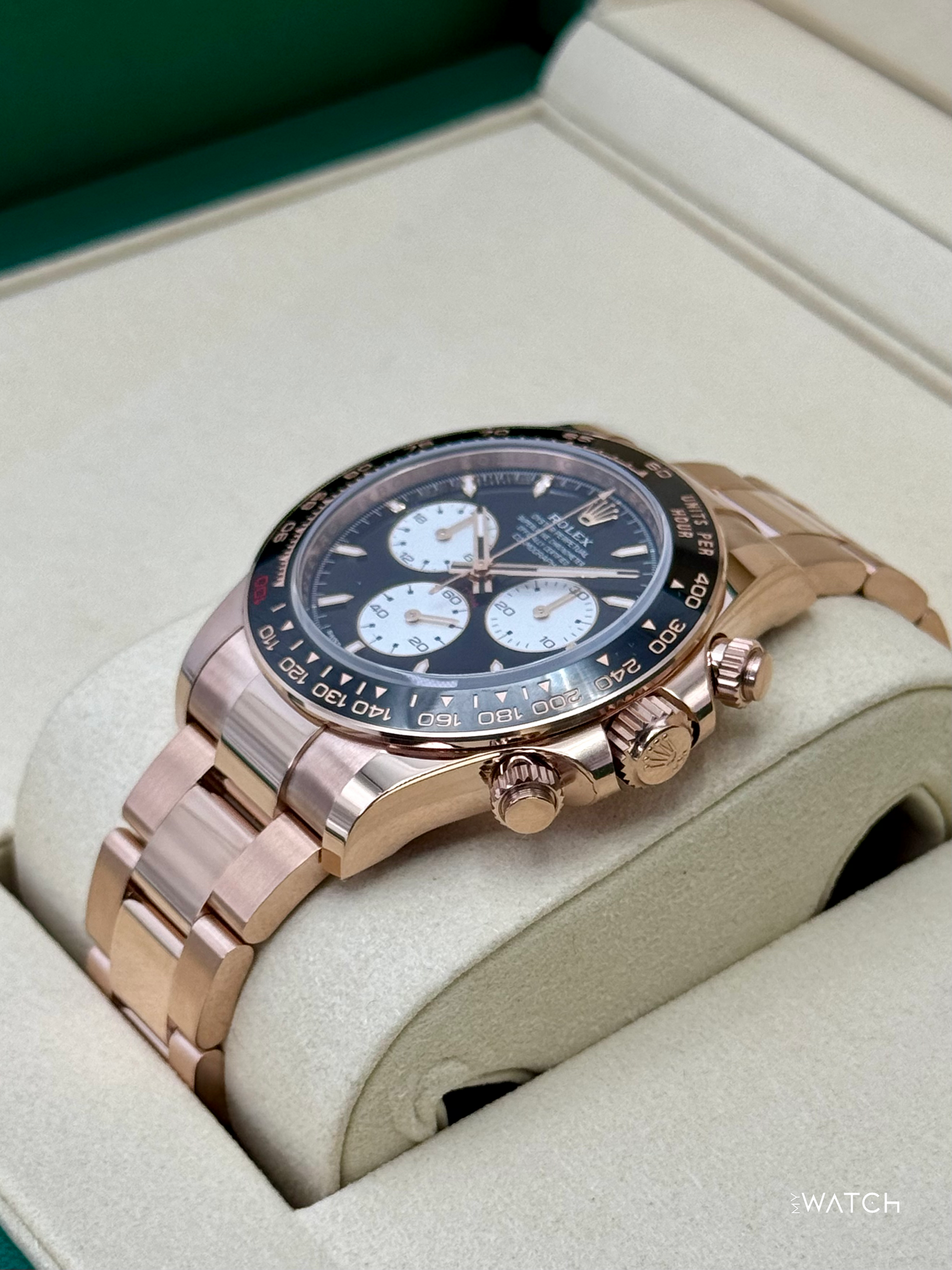 NEW 2025 Rolex Daytona "Le Mans" 40mm 126525LN Rose Gold Black Dial - MyWatchLLC