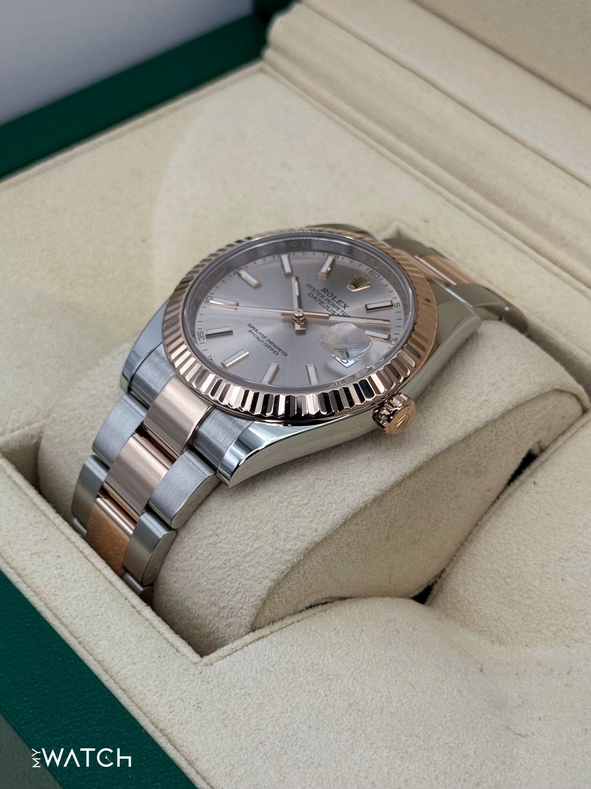 2023 Rolex Datejust 41mm 126331 Two-Tone Oyster Sundust Dial - MyWatchLLC