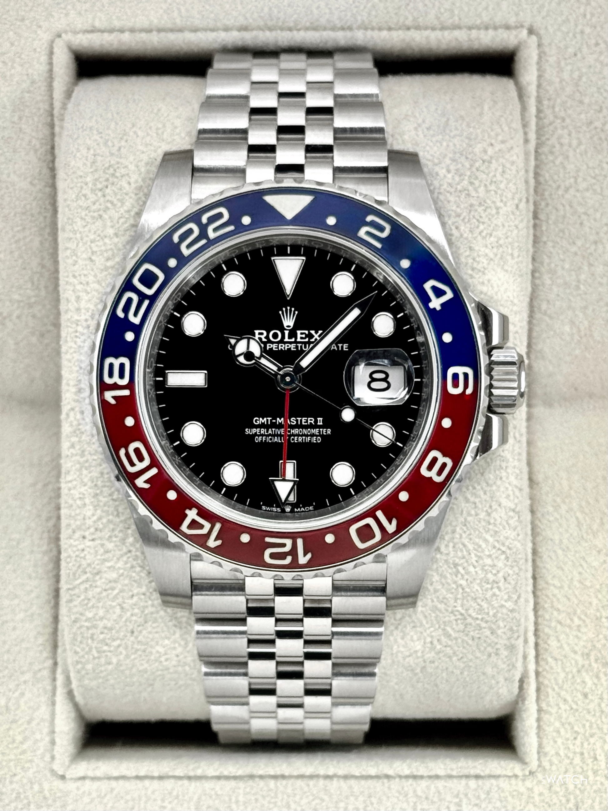 2022 Rolex GMT-Master II "Pepsi" 40mm 126710BLRO Jubilee - MyWatchLLC
