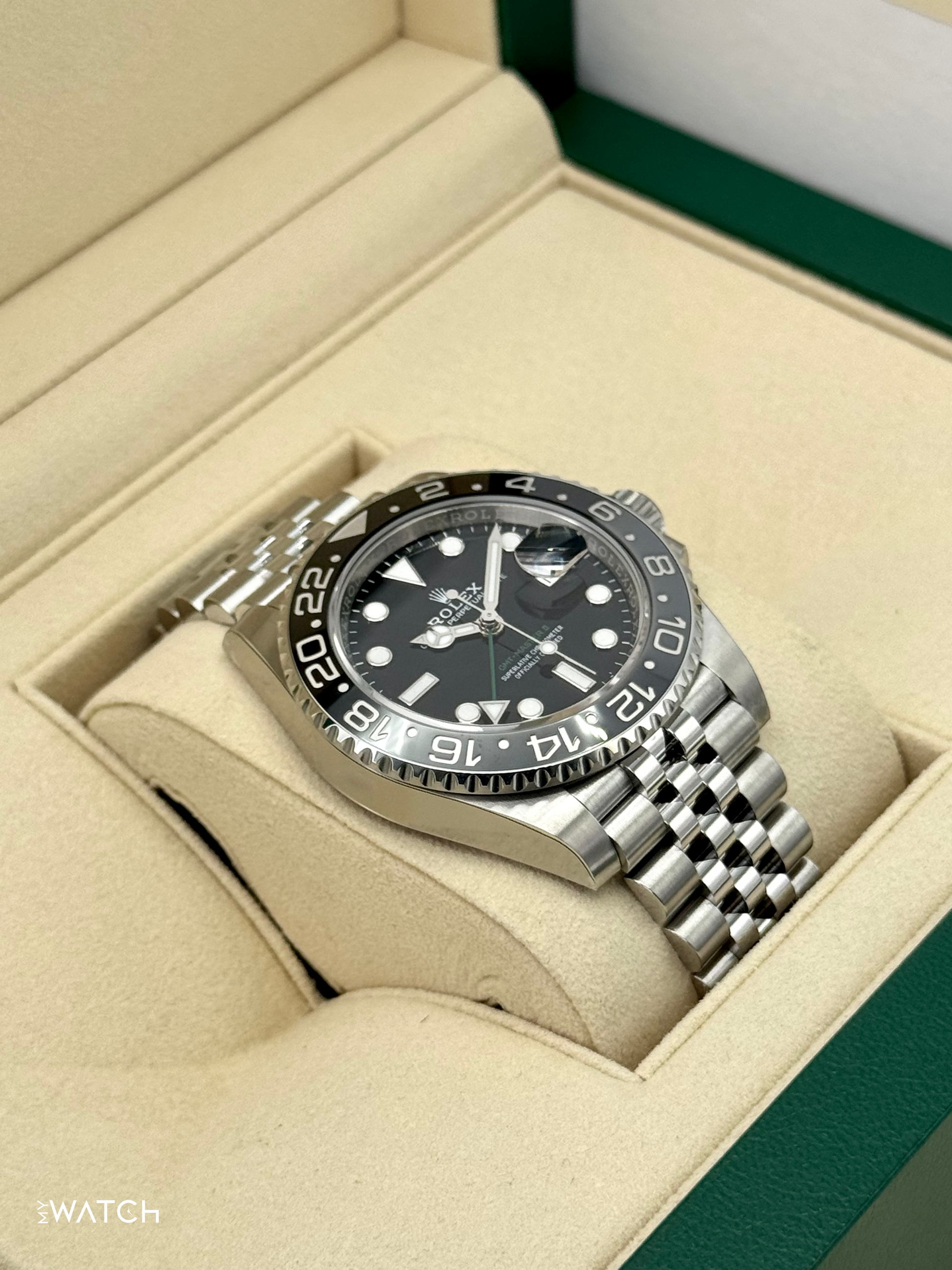NEW 2024 Rolex GMT-Master II "Bruce Wayne" 40mm 126710GRNR Jubilee (STICKERED) - MyWatchLLC