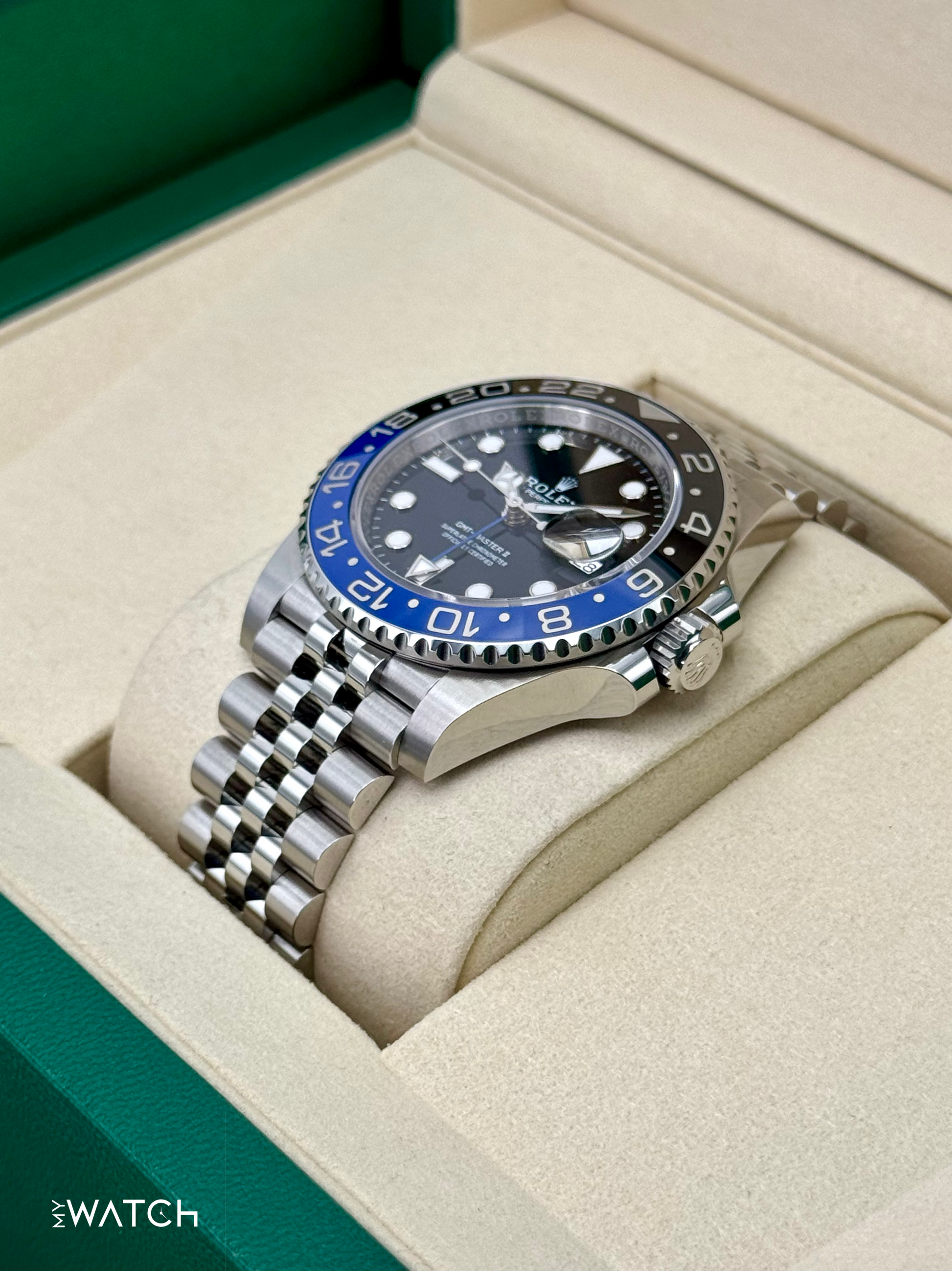 NEW 2025 Rolex GMT-Master II "Batgirl" 40mm 126710BLNR Jubilee - MyWatchLLC